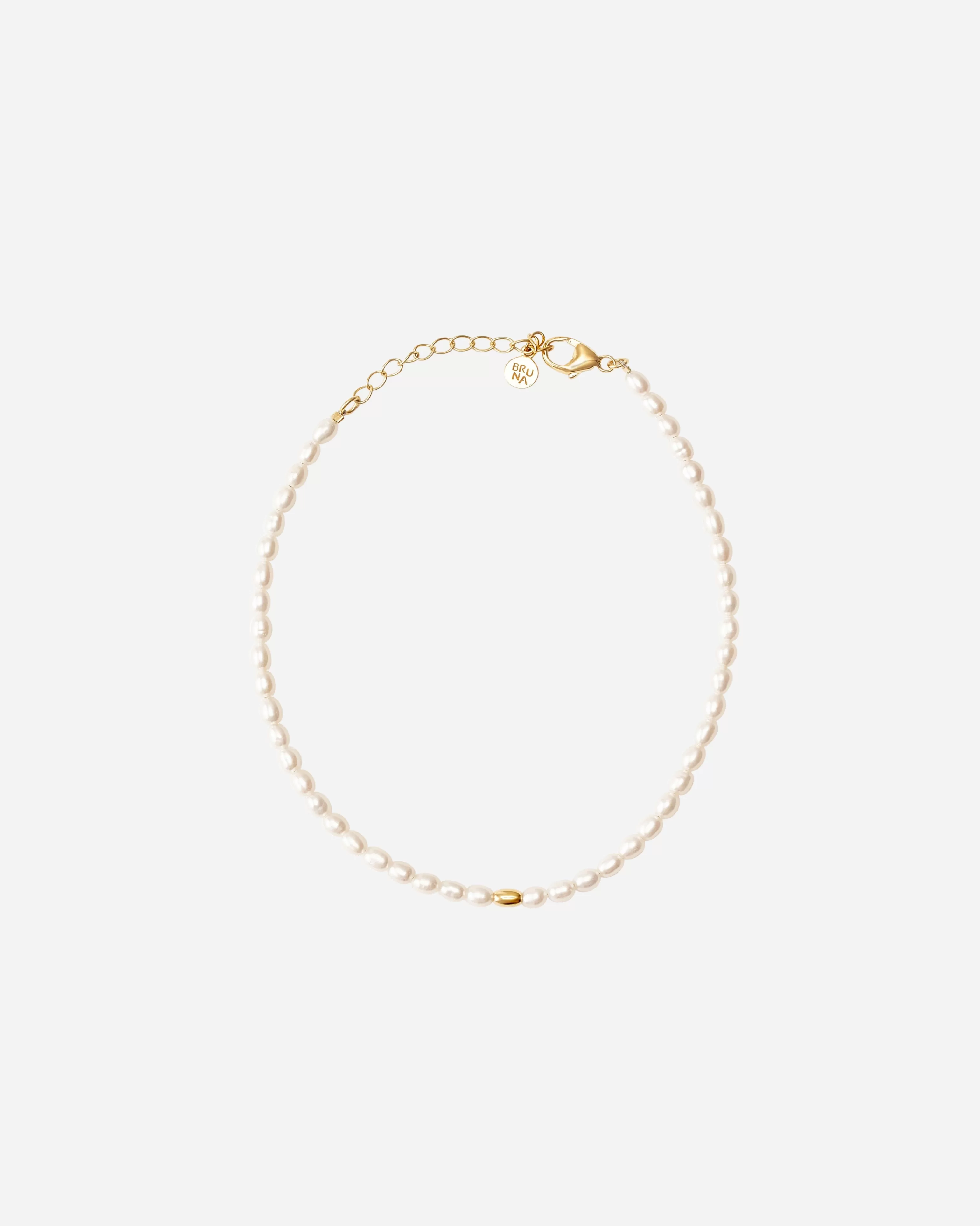 Pearl Anklets^BRUNA The Label Antibes Anklet 18k Gold Vermeil & Pearls