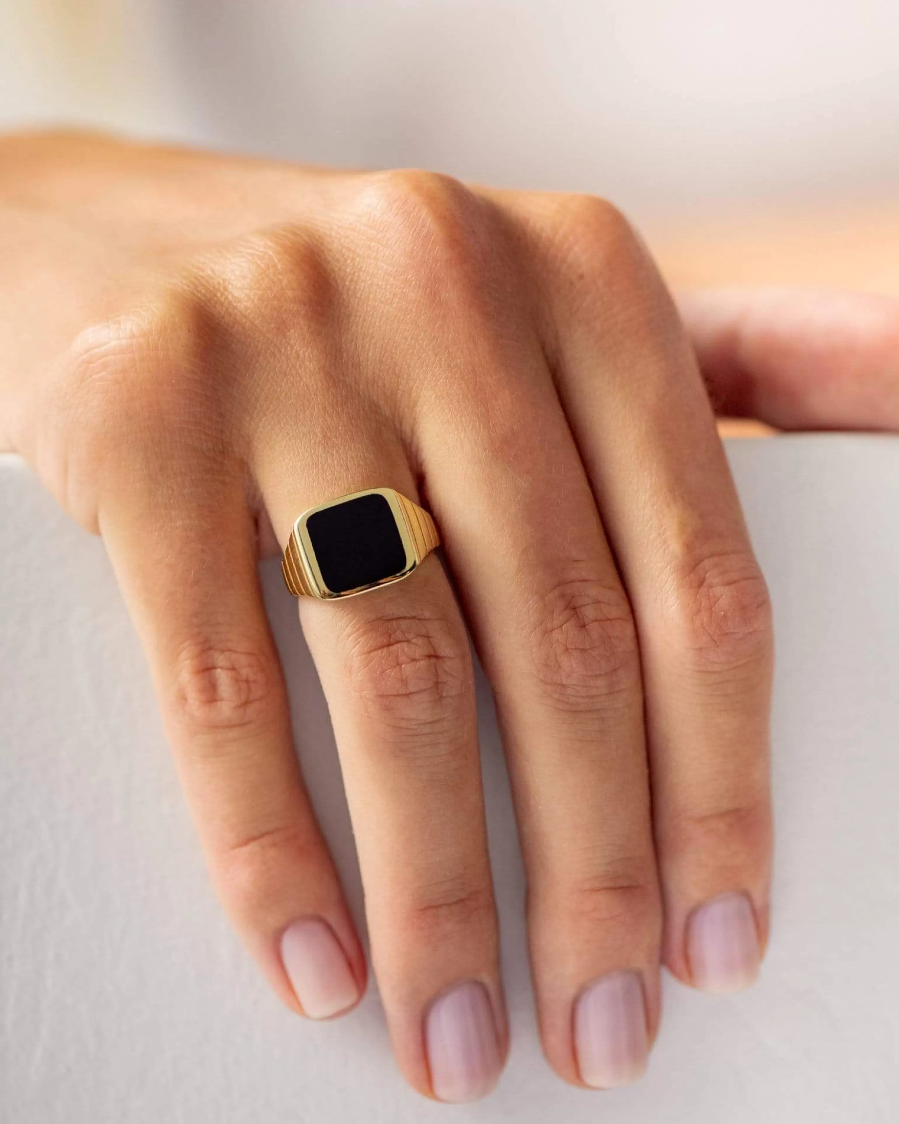 Signet | Gemstones^BRUNA The Label Avino Onyx Ring