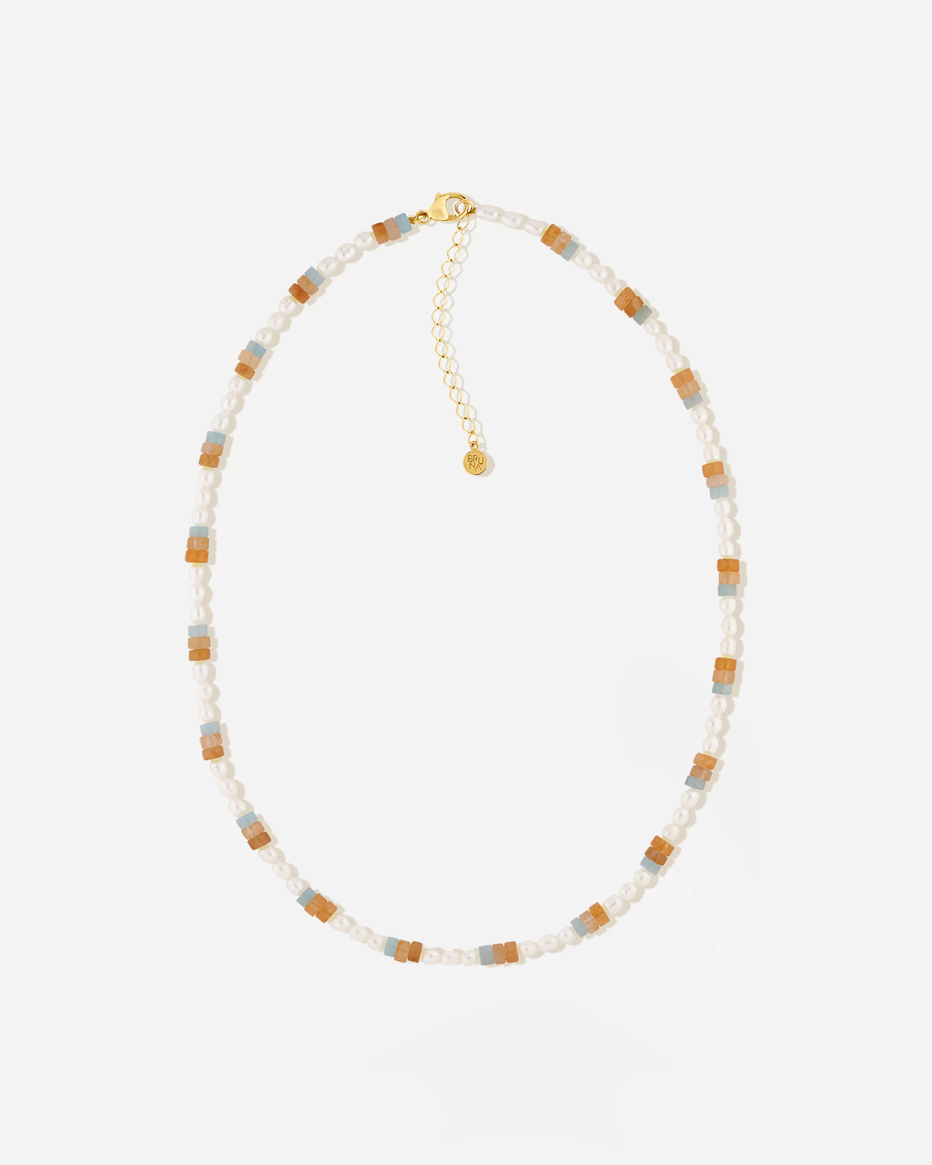 Pearls | Beads^BRUNA The Label Azur Necklace 18k Gold Vermeil & Pearls