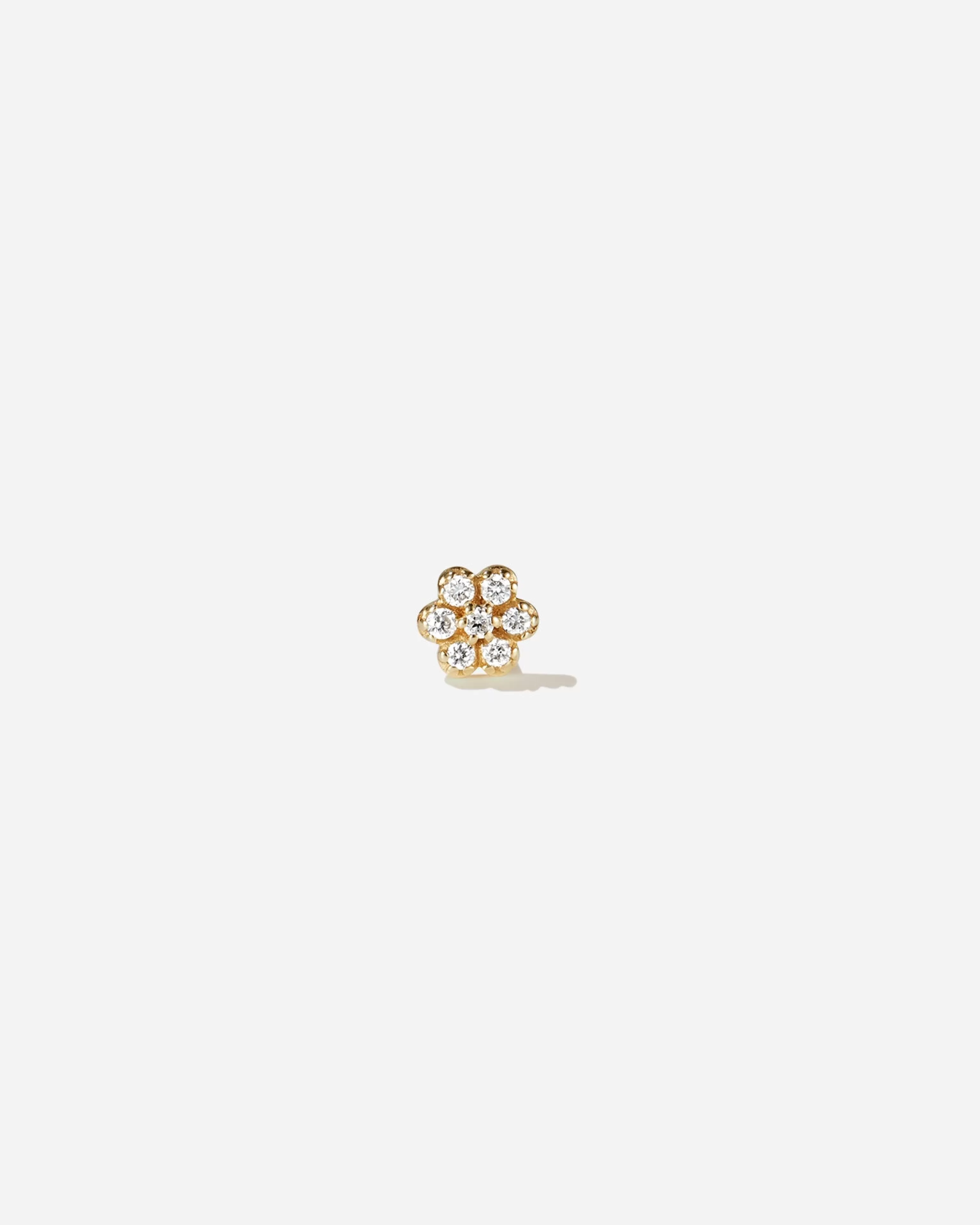 All Body Jewelry^BRUNA The Label Bellevue Threaded Stud 14k Yellow Gold & Laboratory-grown Diamonds