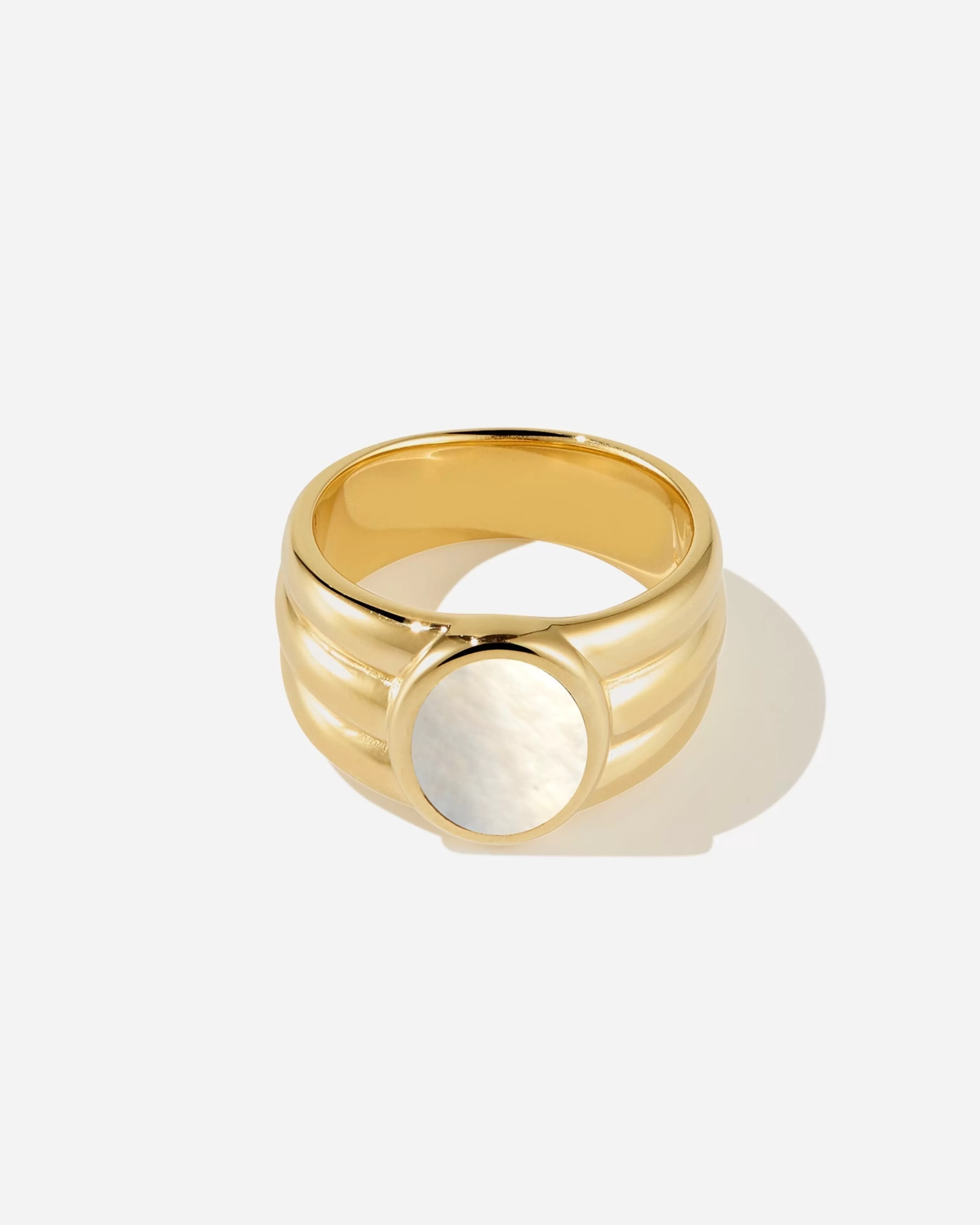 Gemstones | Pearls^BRUNA The Label Benevento Pearl Ring 18k Gold Vermeil & Pearls