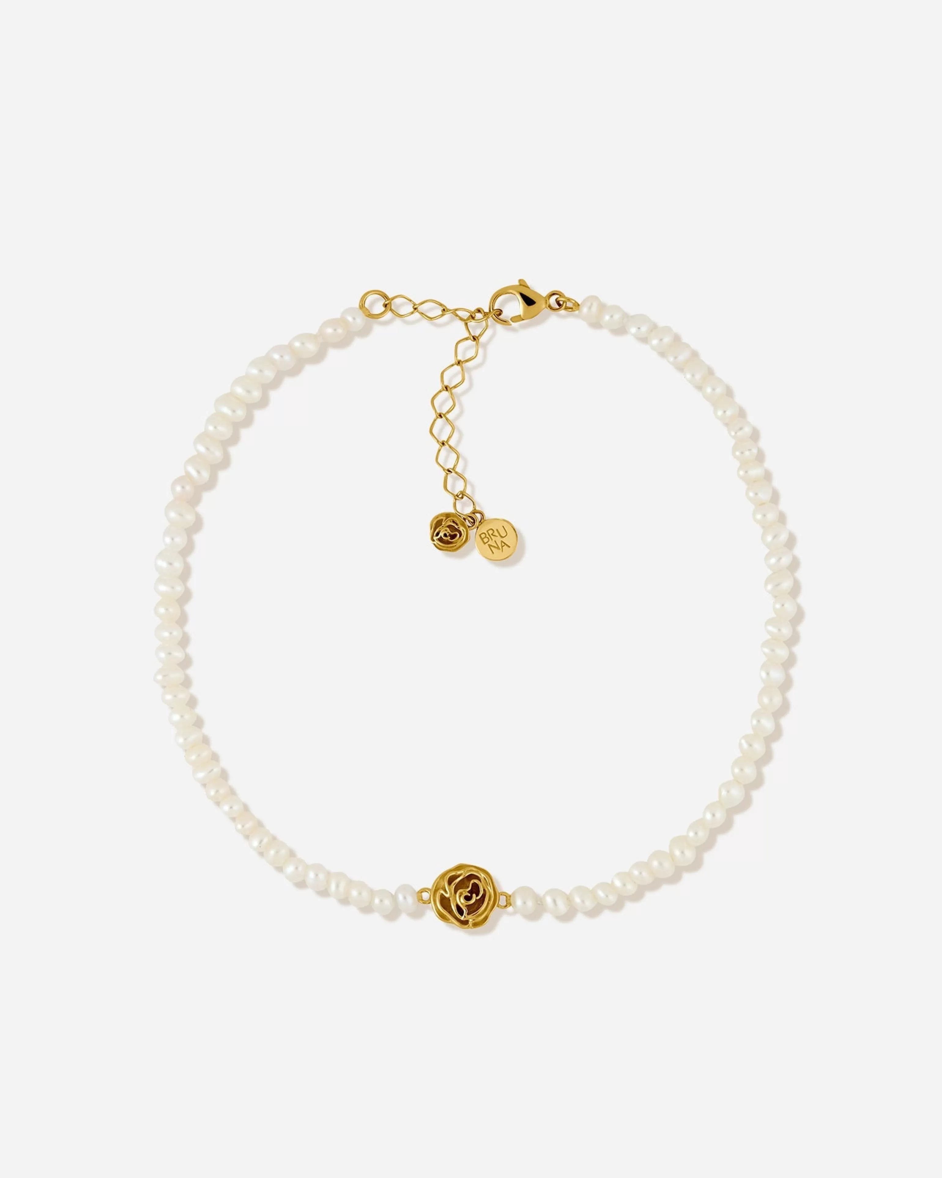 Pearl Anklets^BRUNA The Label Biarritz Anklet 18k Gold Vermeil & Pearls