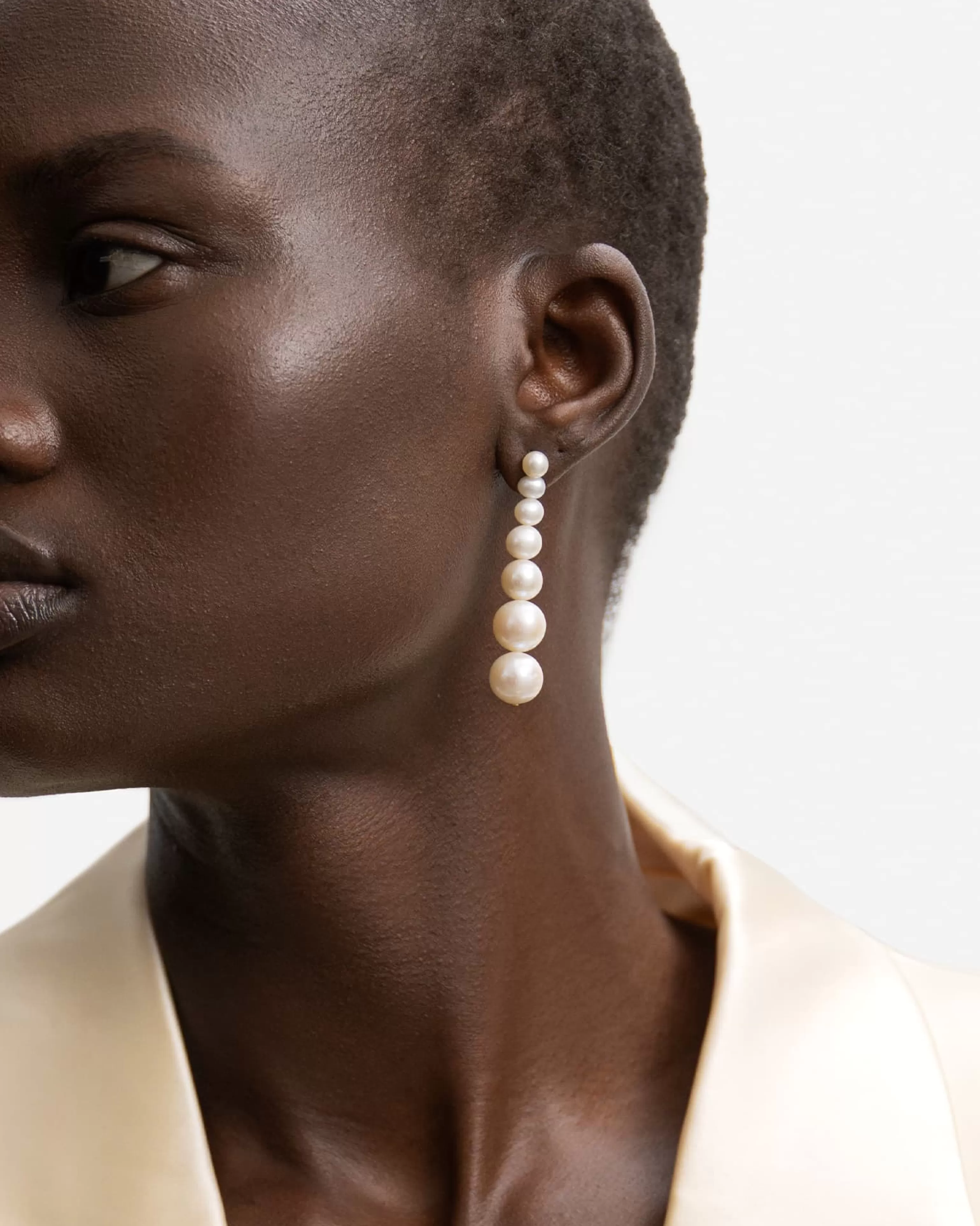 Drop | Pearls^BRUNA The Label Cassis Earrings 18k Gold Vermeil & Pearls