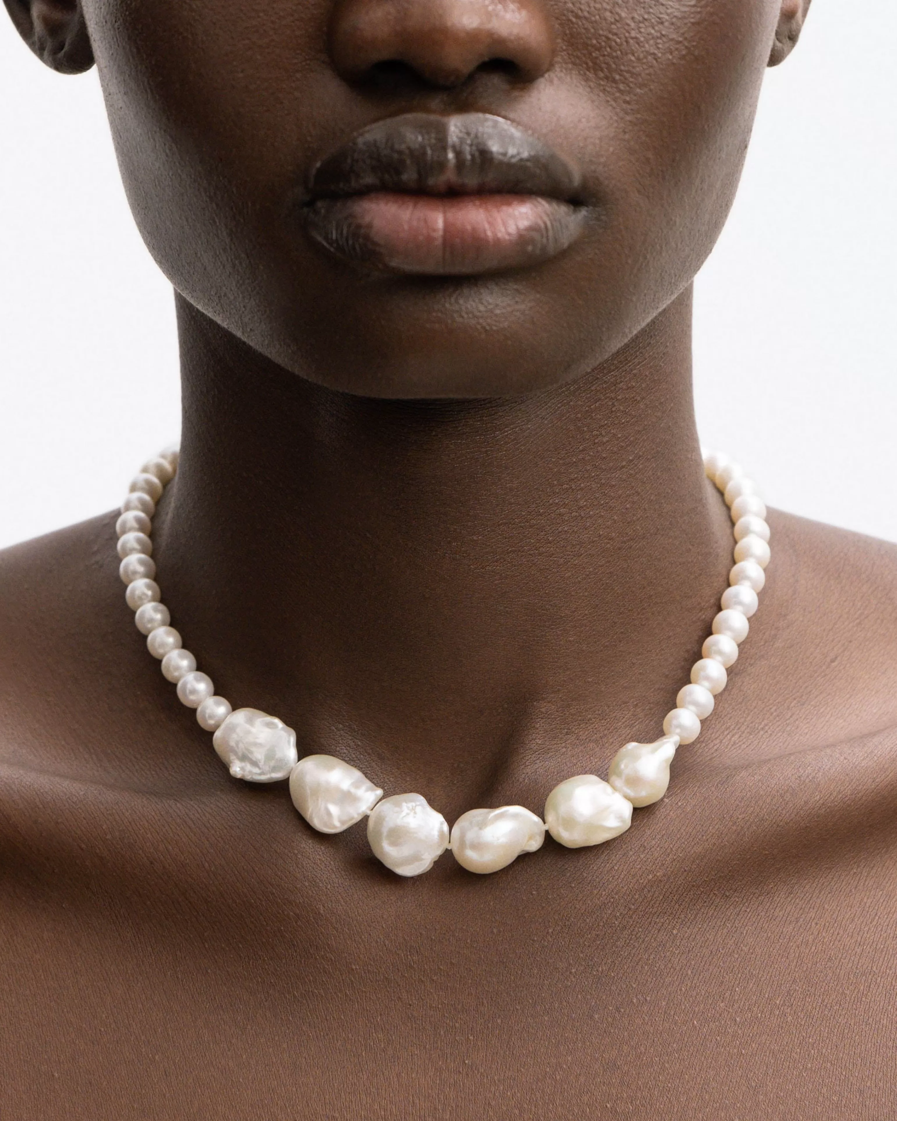 Pearls | Statement^BRUNA The Label Champagne Necklace 18k Gold Vermeil & Pearls