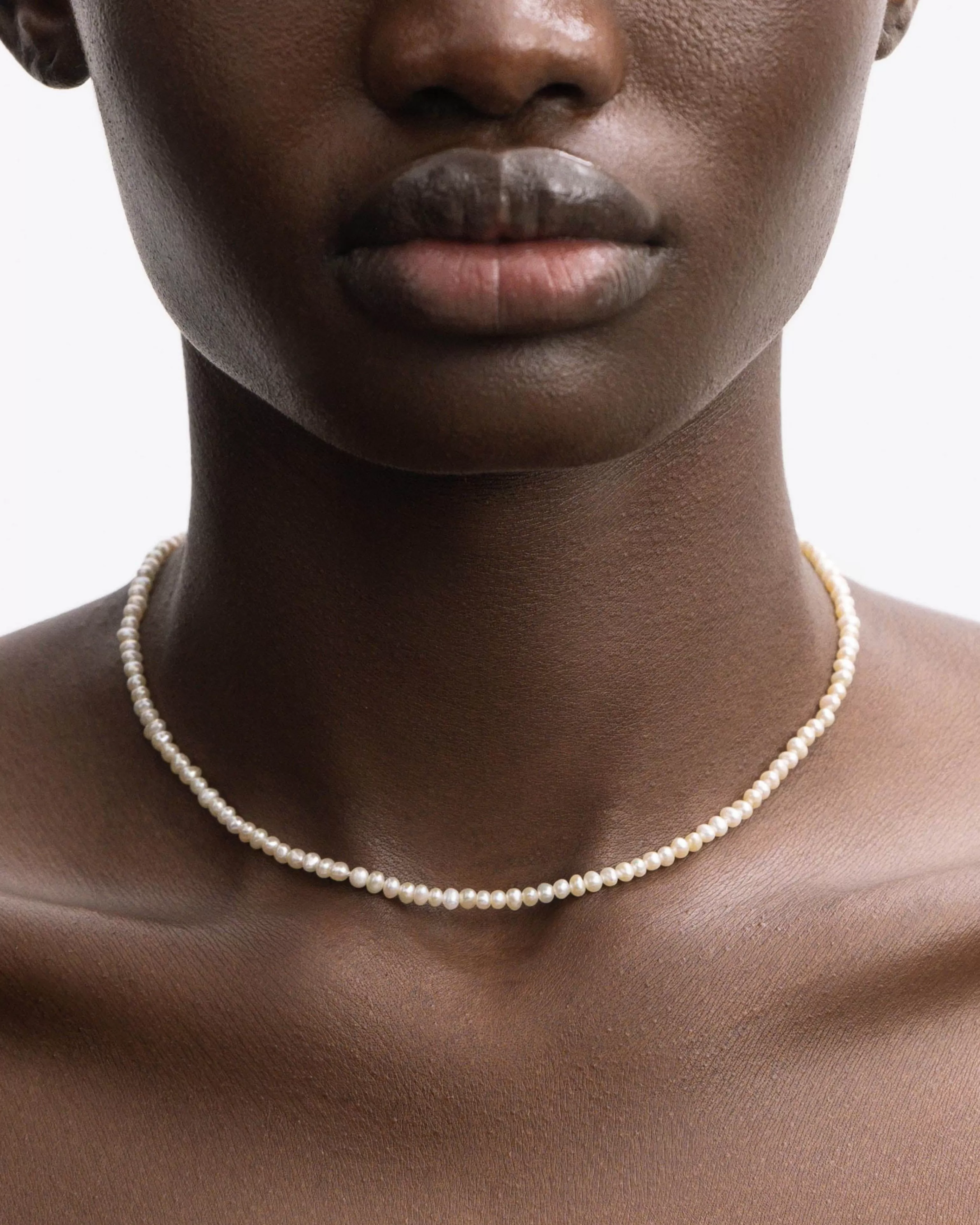 Pearls | Choker^BRUNA The Label Chantilly Choker 18k Gold Vermeil & Pearls