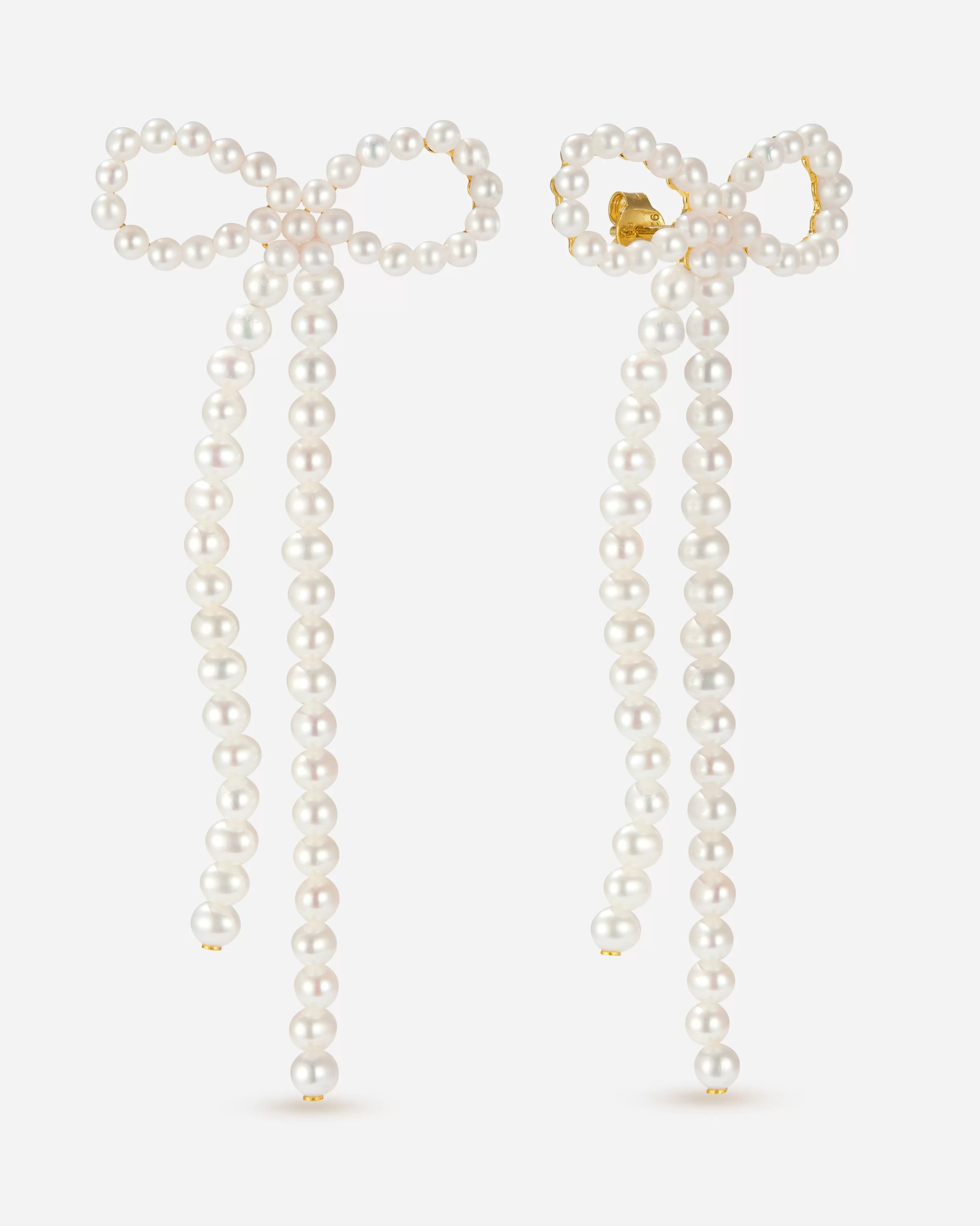 Drop | Pearls^BRUNA The Label Chéri Earrings 18k Gold Vermeil & Pearls