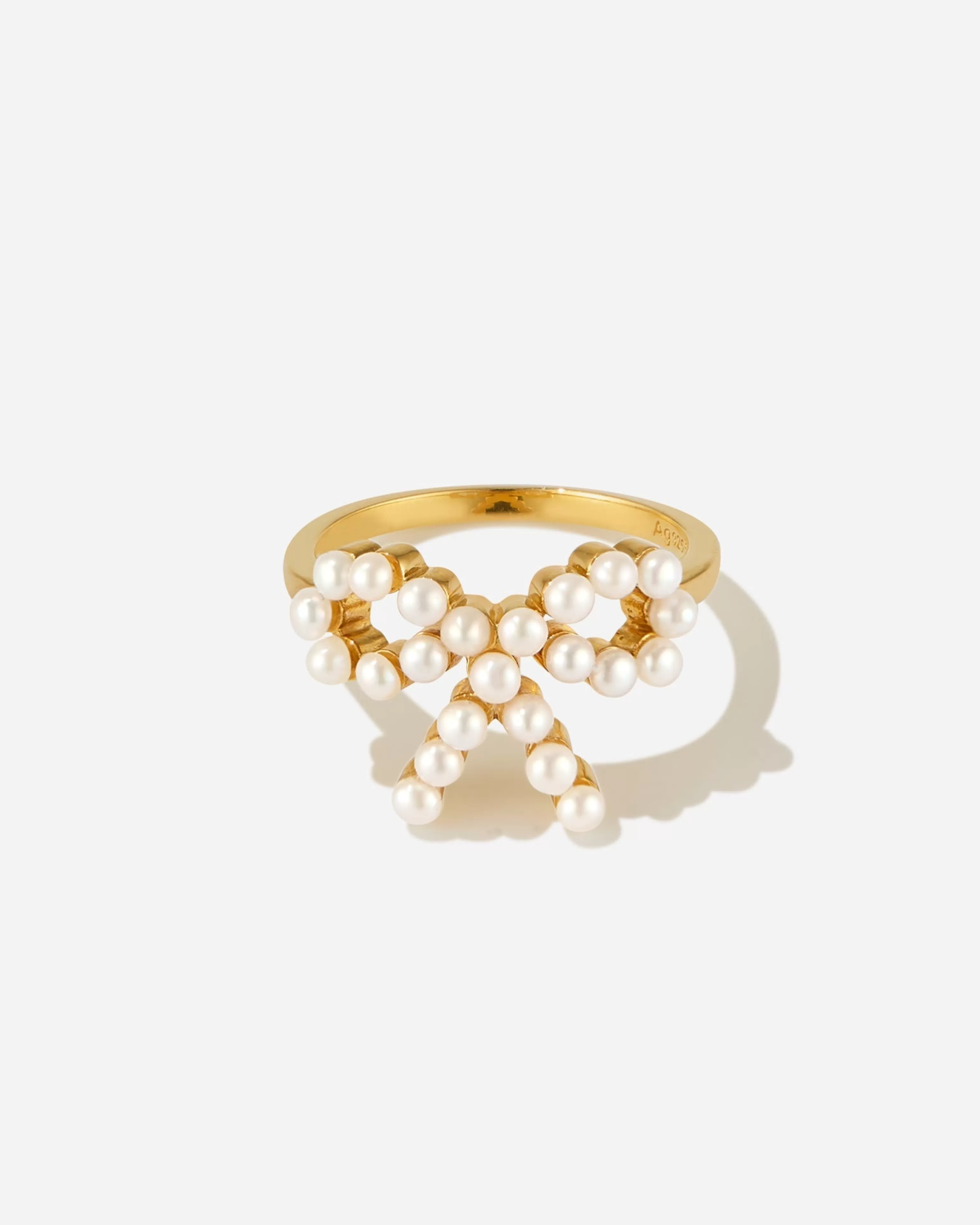 Pearls | Delicate^BRUNA The Label Chéri Ring 18k Gold Vermeil & Pearls