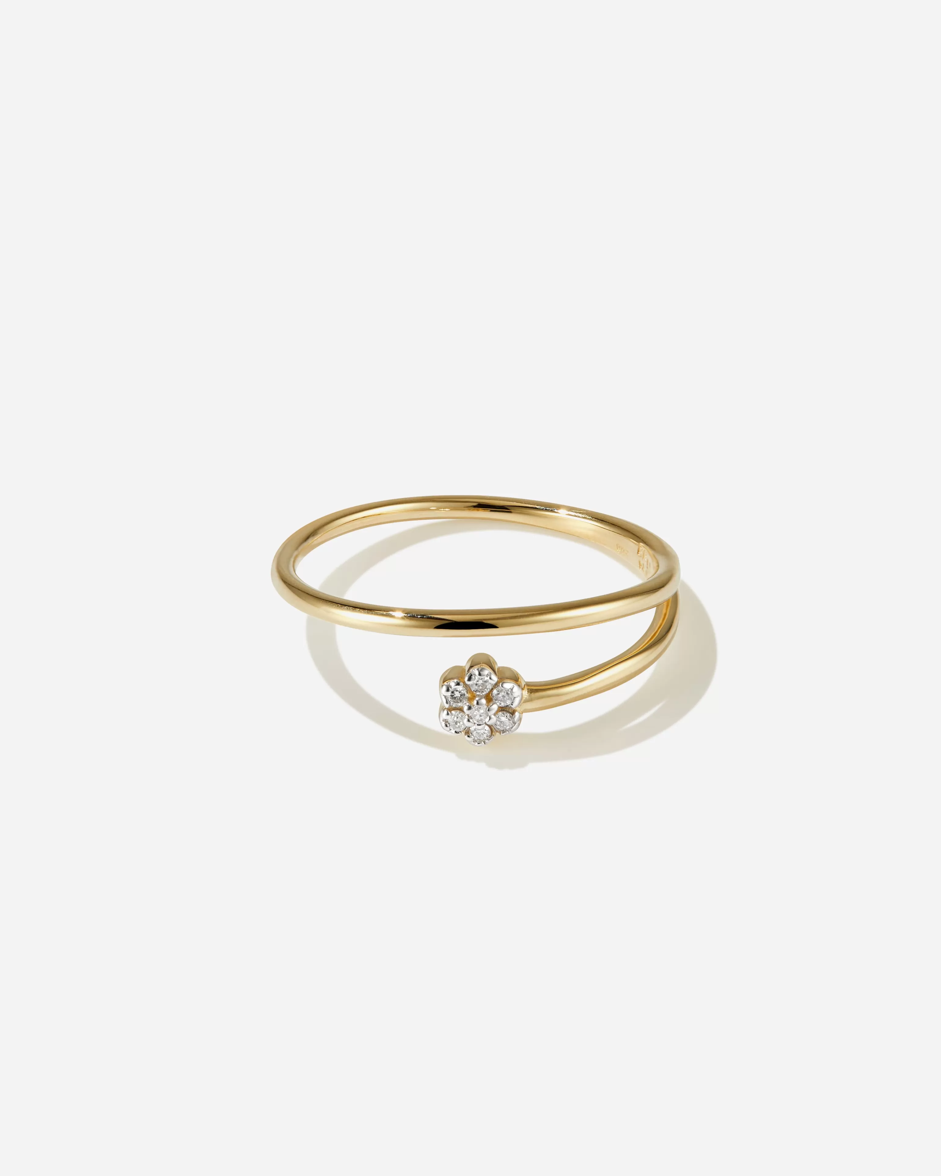 Engagement^BRUNA The Label Dahlia Ring 14k Yellow Gold & Laboratory-grown Diamonds