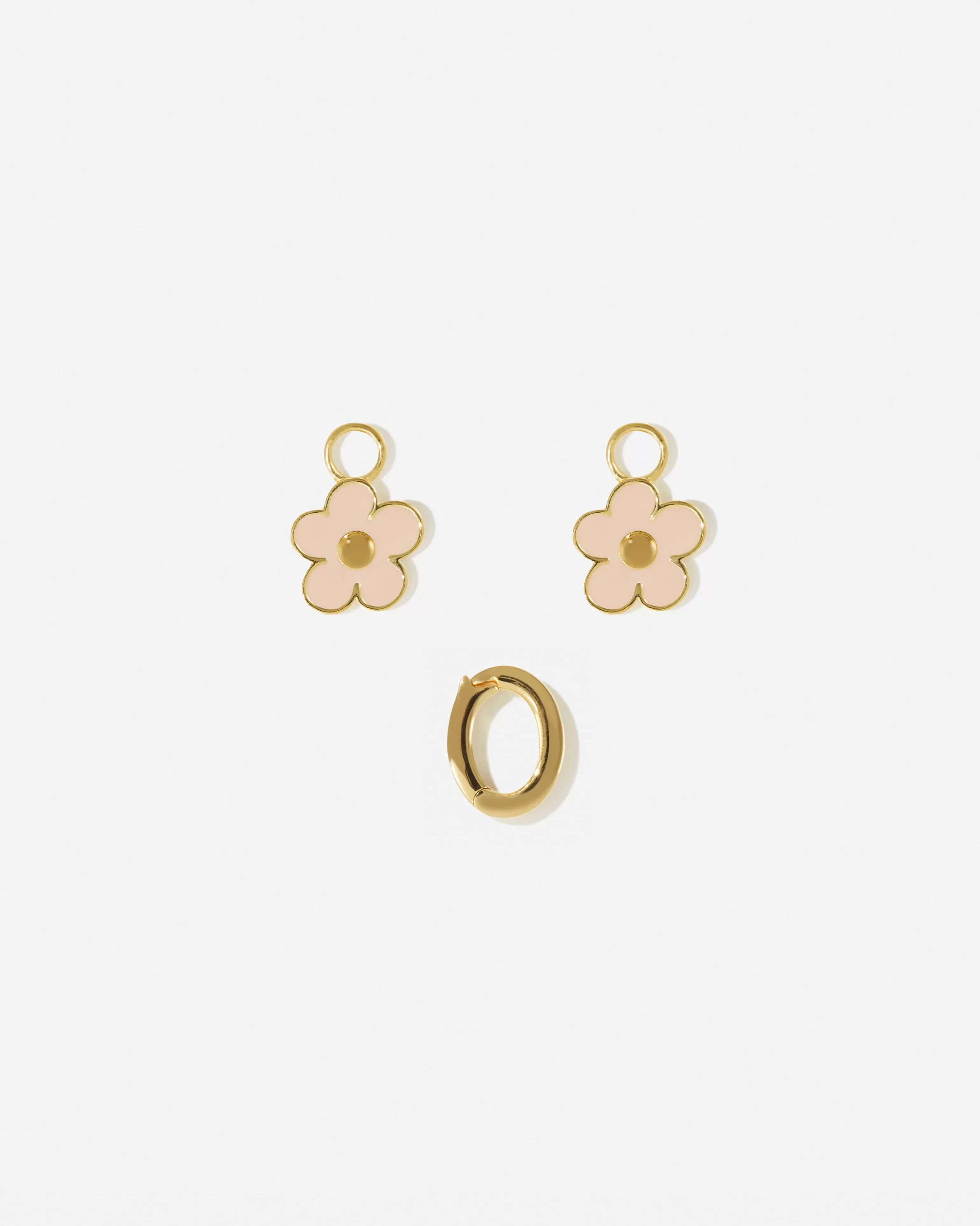 Earrings | Necklace Charms^BRUNA The Label Fleur Small Charm Seashell 18k Gold Vermeil & Enamel