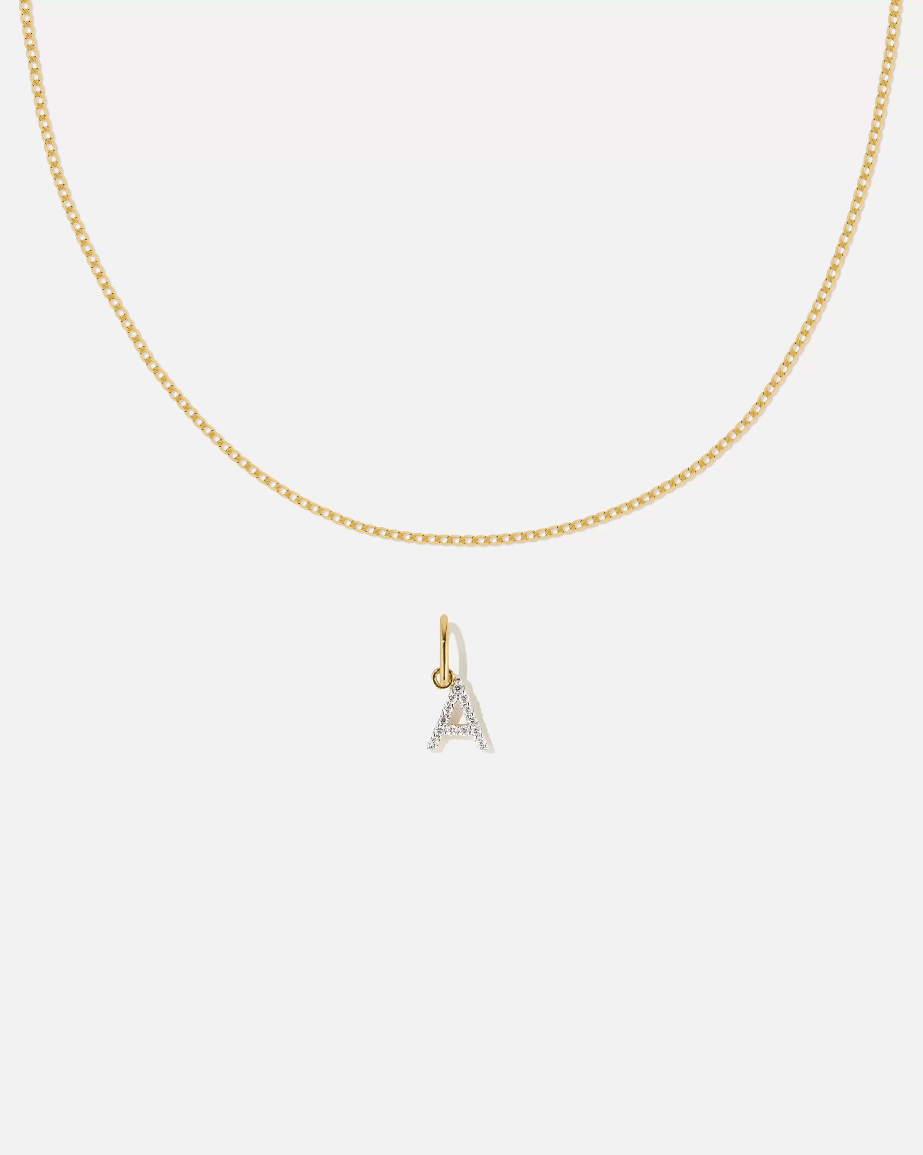 Delicate Jewelry | Pendants^BRUNA The Label Lab-Grown Diamond Letter And Lyon Necklace Set