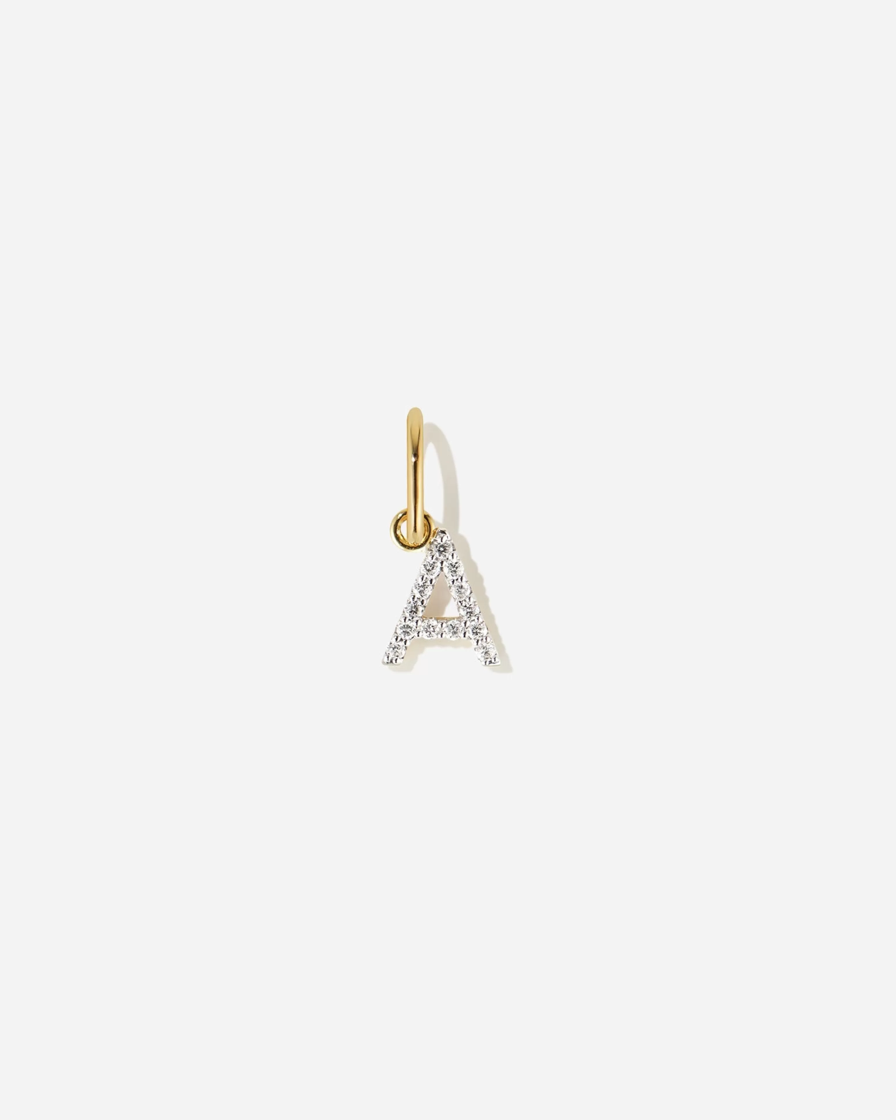 Necklace Charms | Initials^BRUNA The Label Lab-Grown Diamond Letter Charm