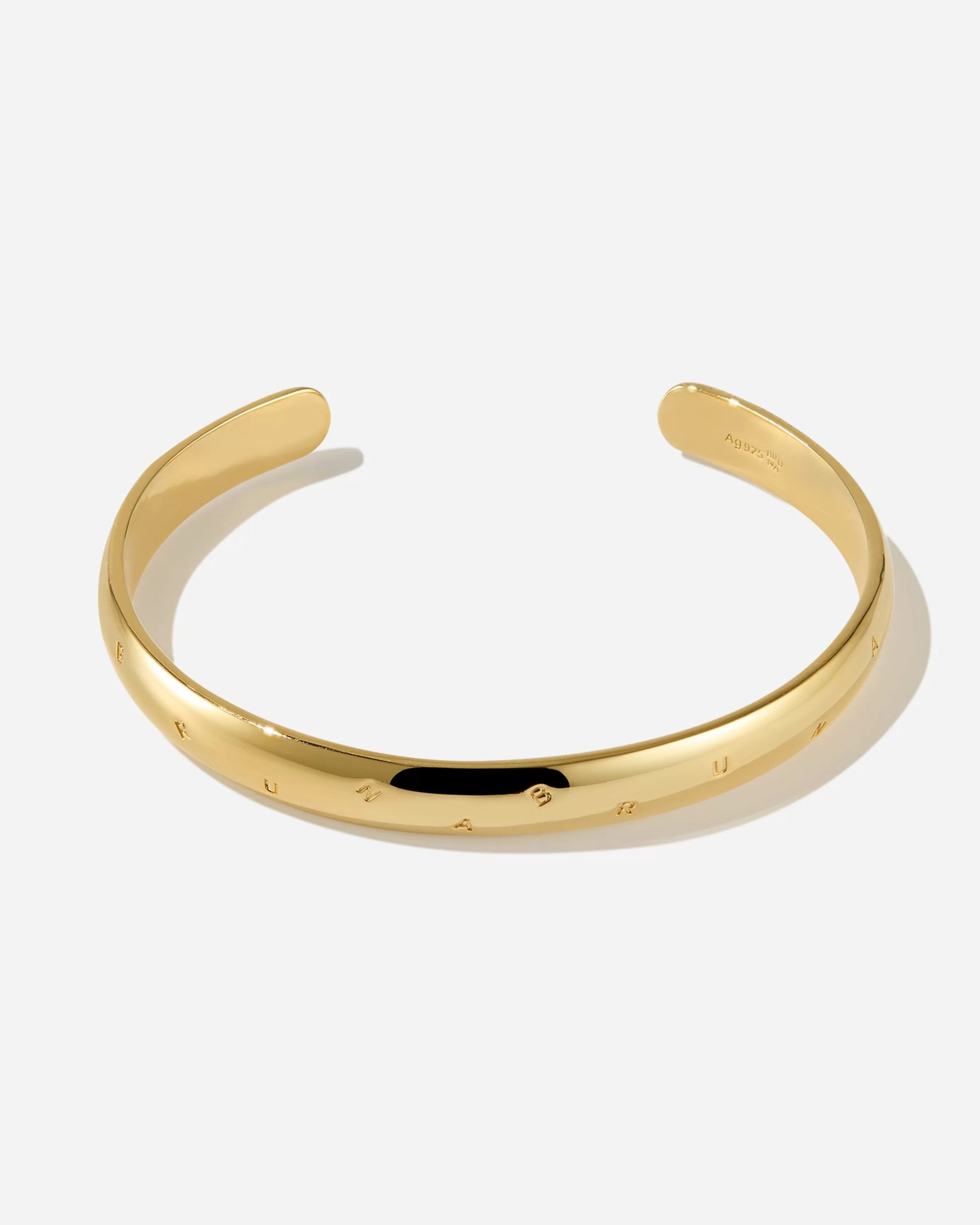 Bangles^BRUNA The Label Liguria Logo Cuff Bracelet 18k Gold Vermeil