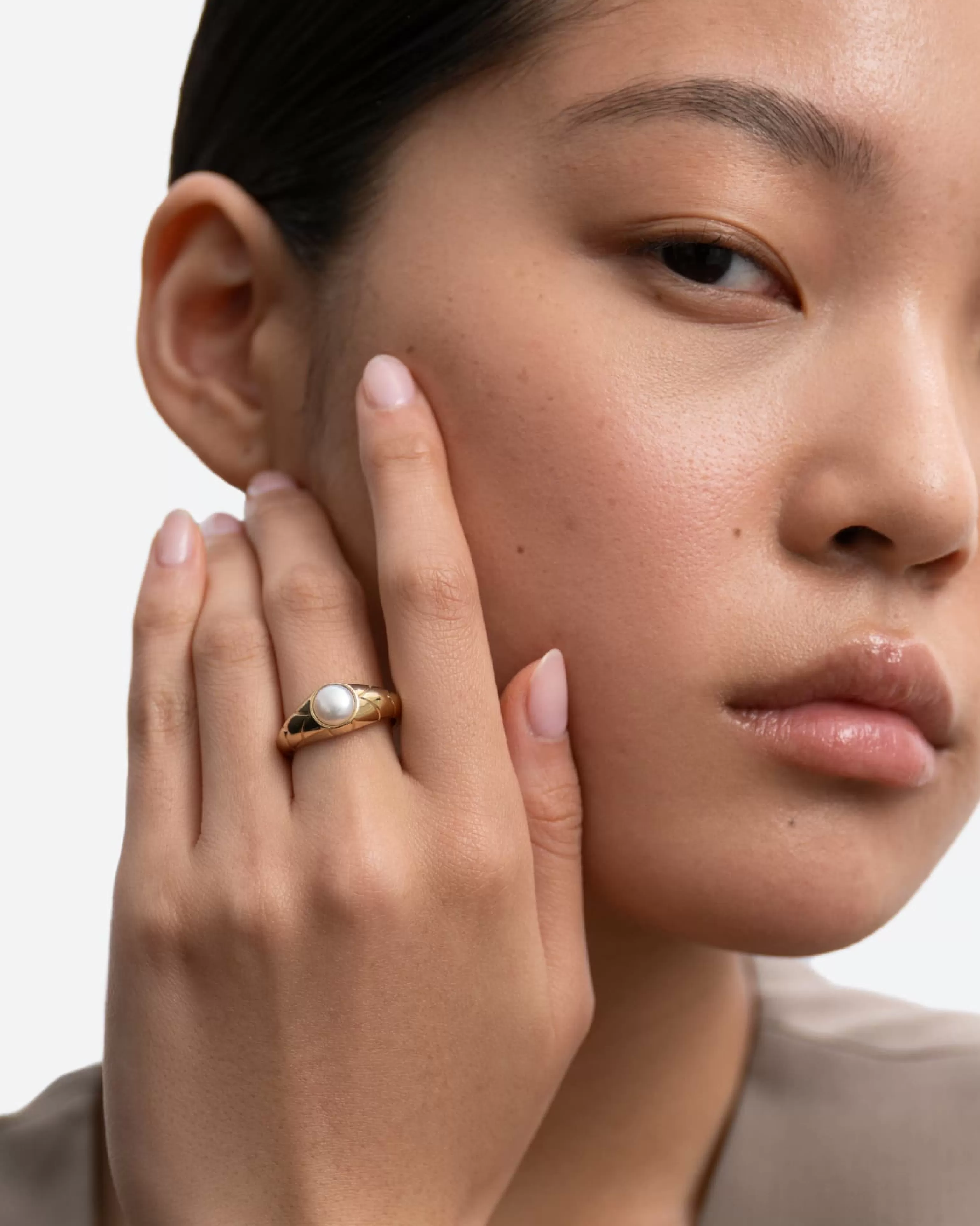 Stacking Rings | Pearls^BRUNA The Label Limoges Ring 18k Gold Vermeil & Pearls