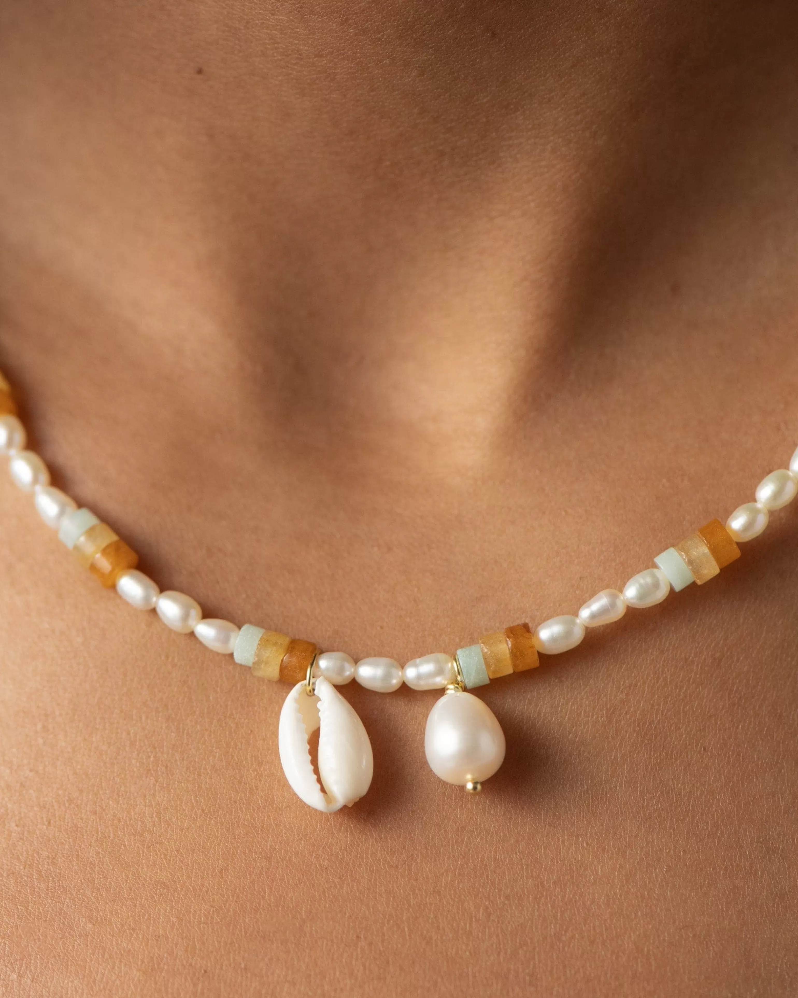 Beads | Pearls^BRUNA The Label Mare Necklace 18k Gold Vermeil & Pearls