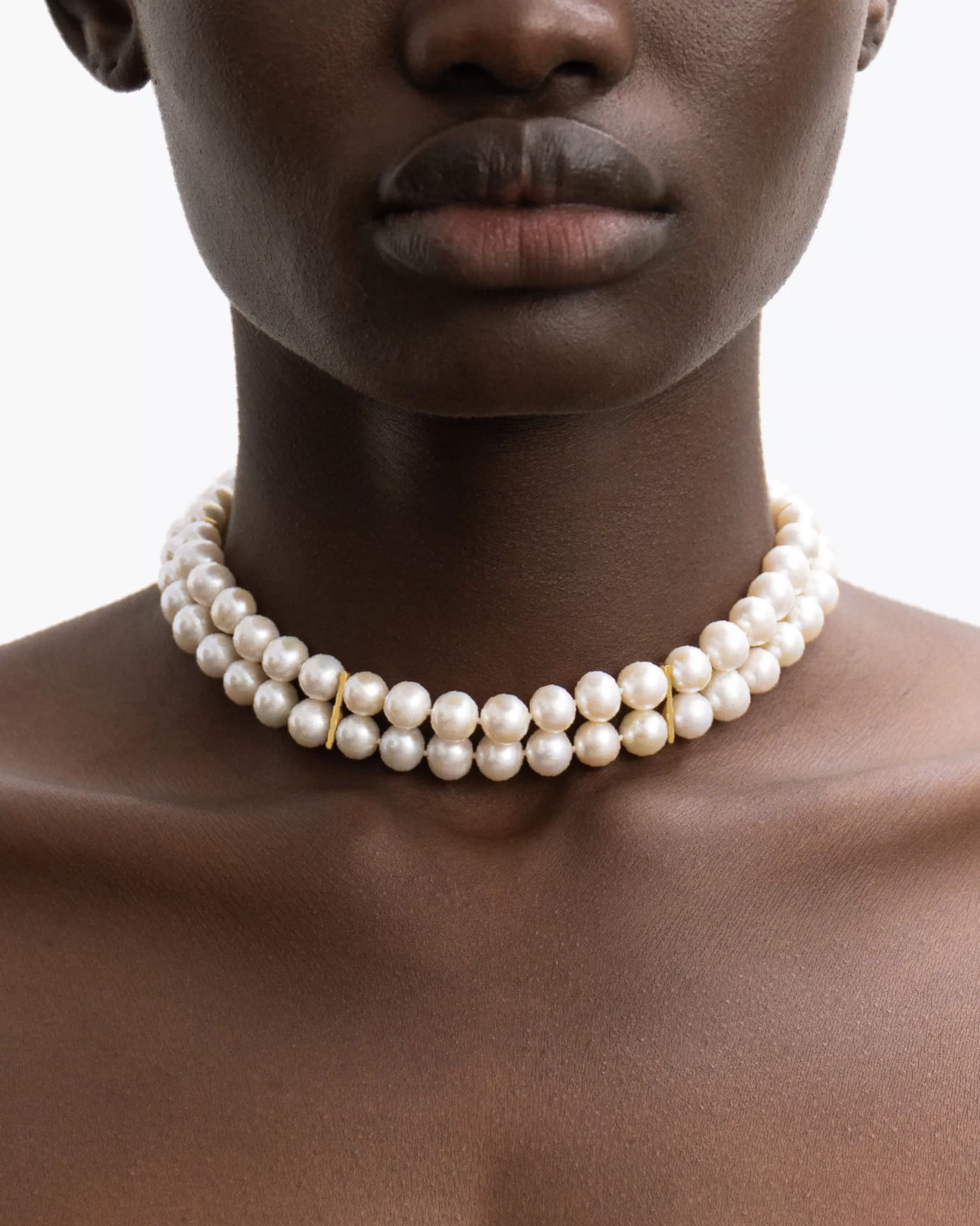 Pearls | Choker^BRUNA The Label Messina Choker 18k Gold Vermeil & Pearls