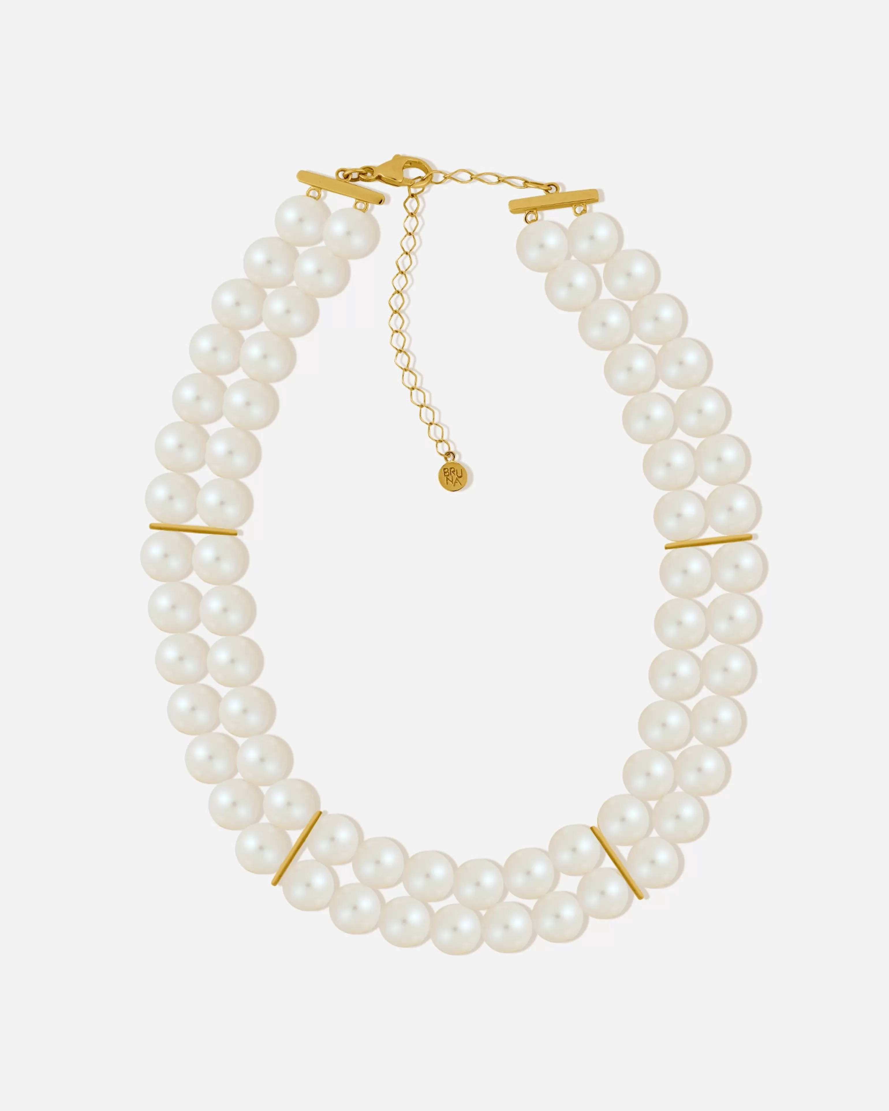 Pearls | Choker^BRUNA The Label Messina Choker 18k Gold Vermeil & Pearls