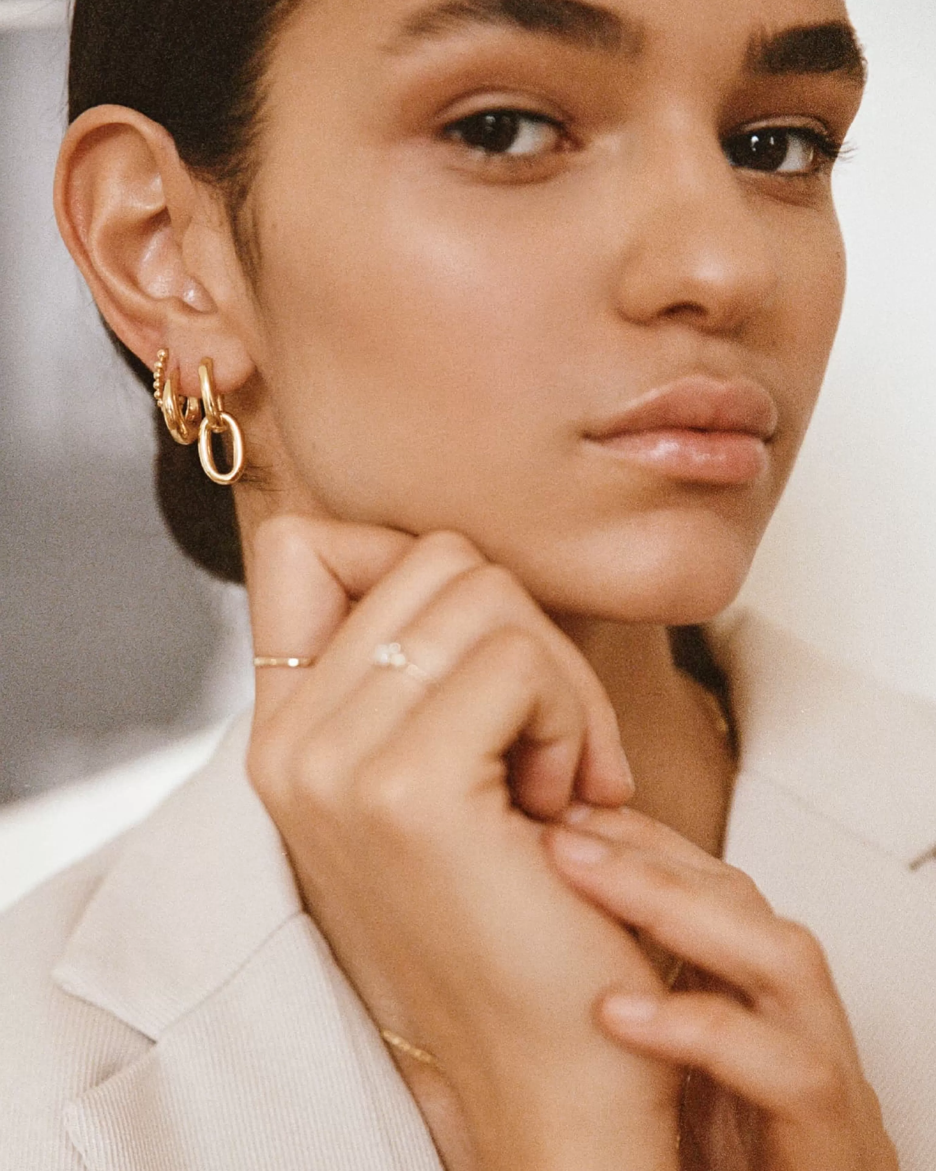 Drop | Hoops^BRUNA The Label Miele Earrings