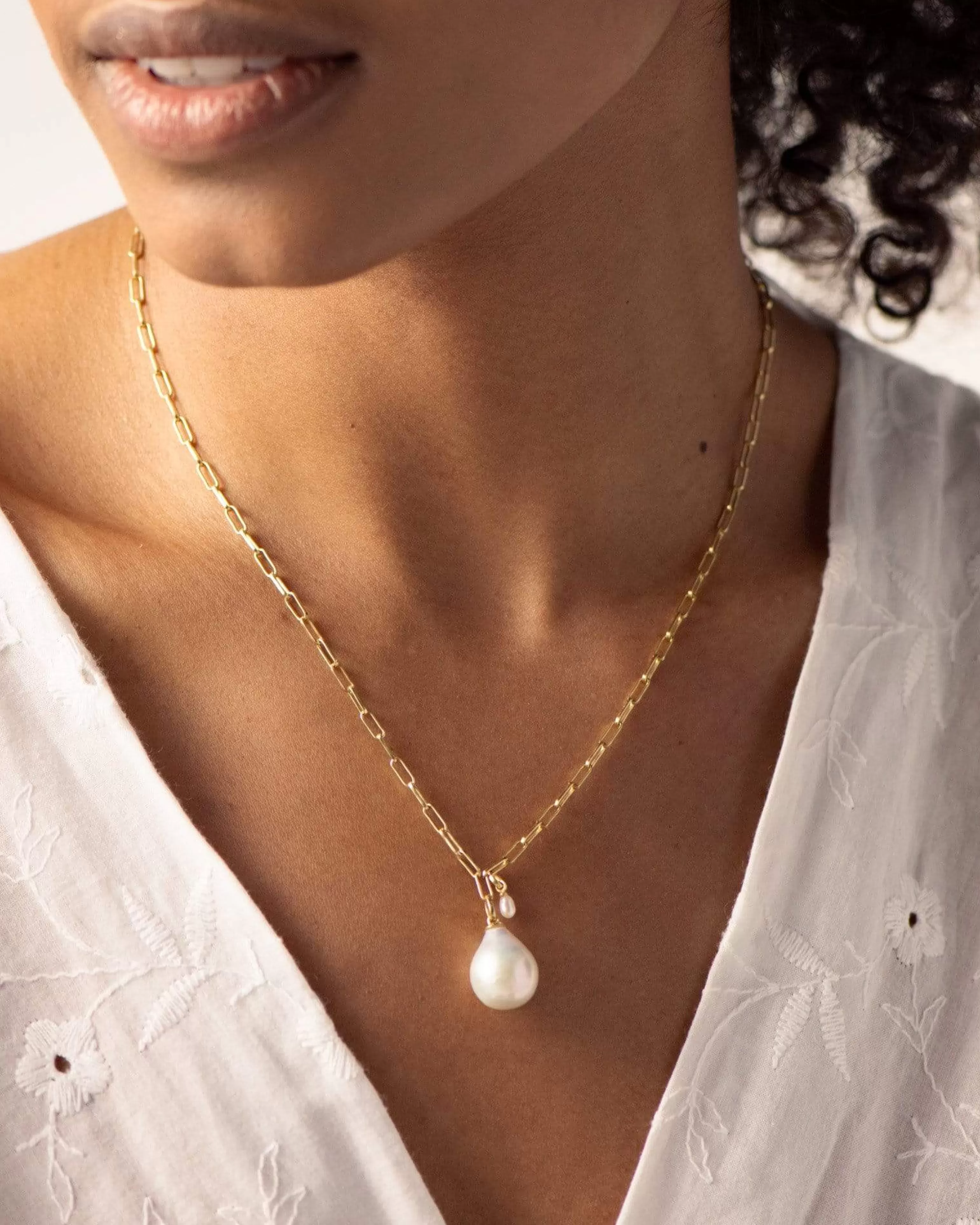 Pendants | Pearls^BRUNA The Label Montpellier Necklace 18k Gold Vermeil & Pearls