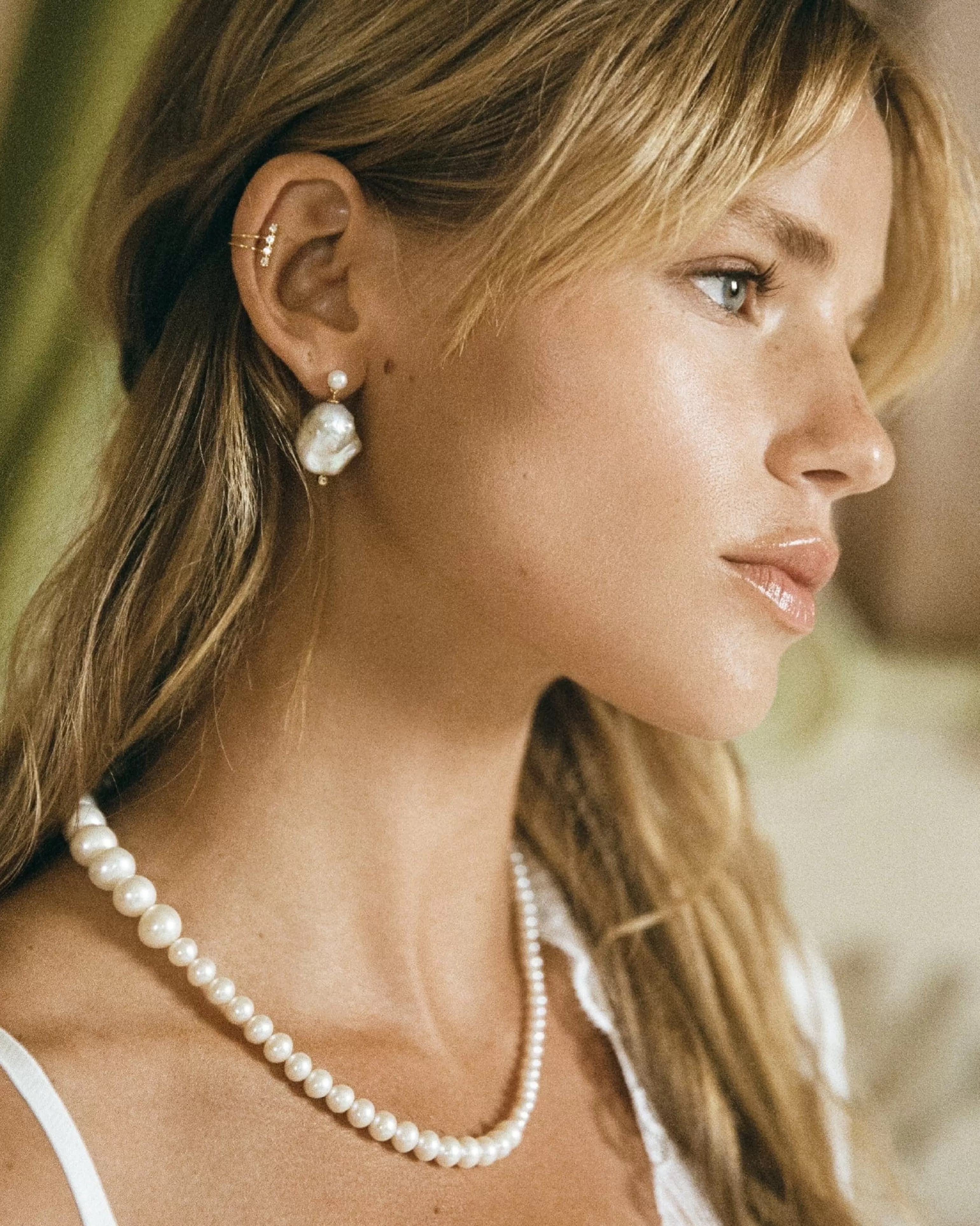 Drop | Pearls^BRUNA The Label Pamplona Earrings 18k Gold Vermeil & Pearls