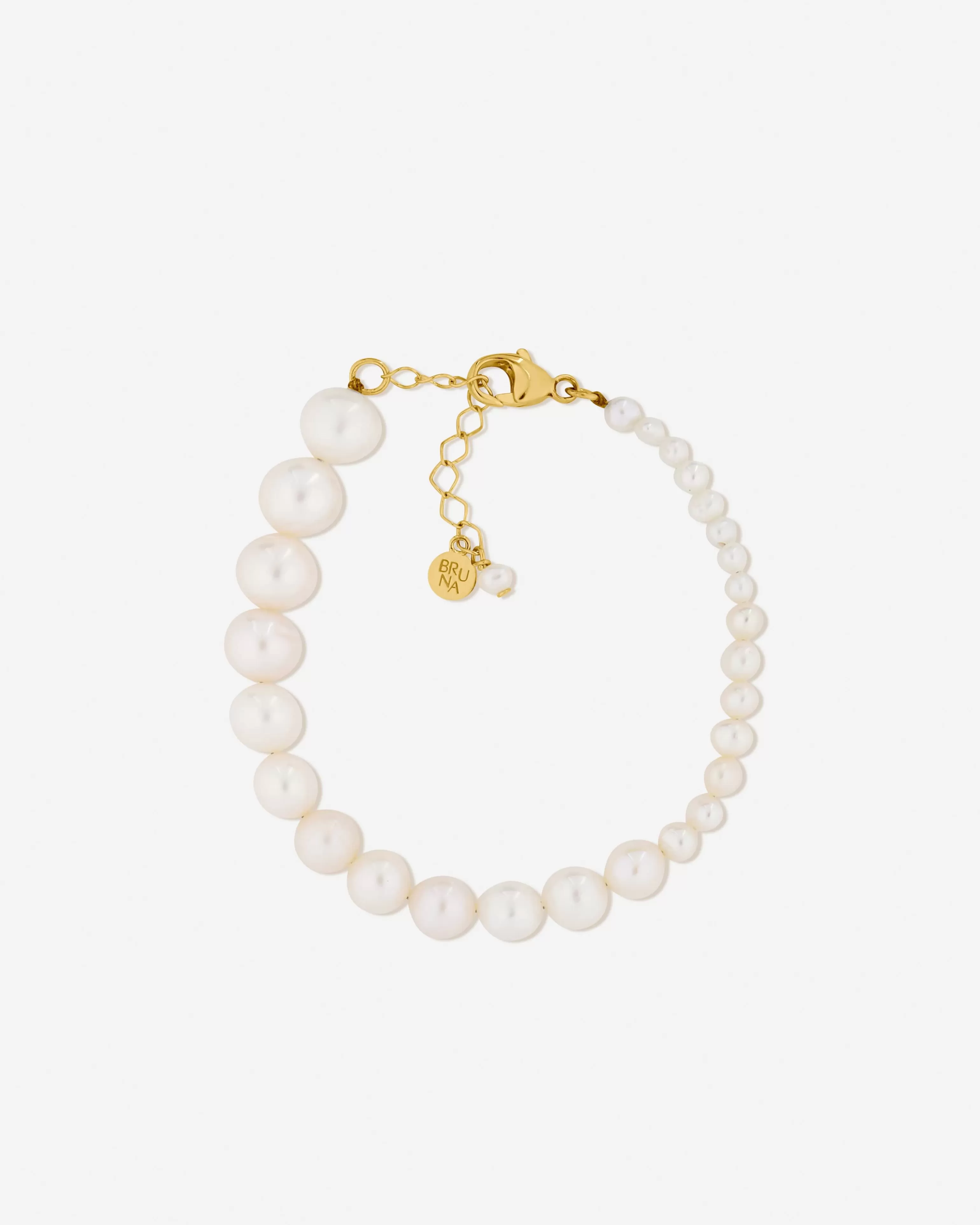 Pearls^BRUNA The Label Paris Bracelet 18k Gold Vermeil & Pearls