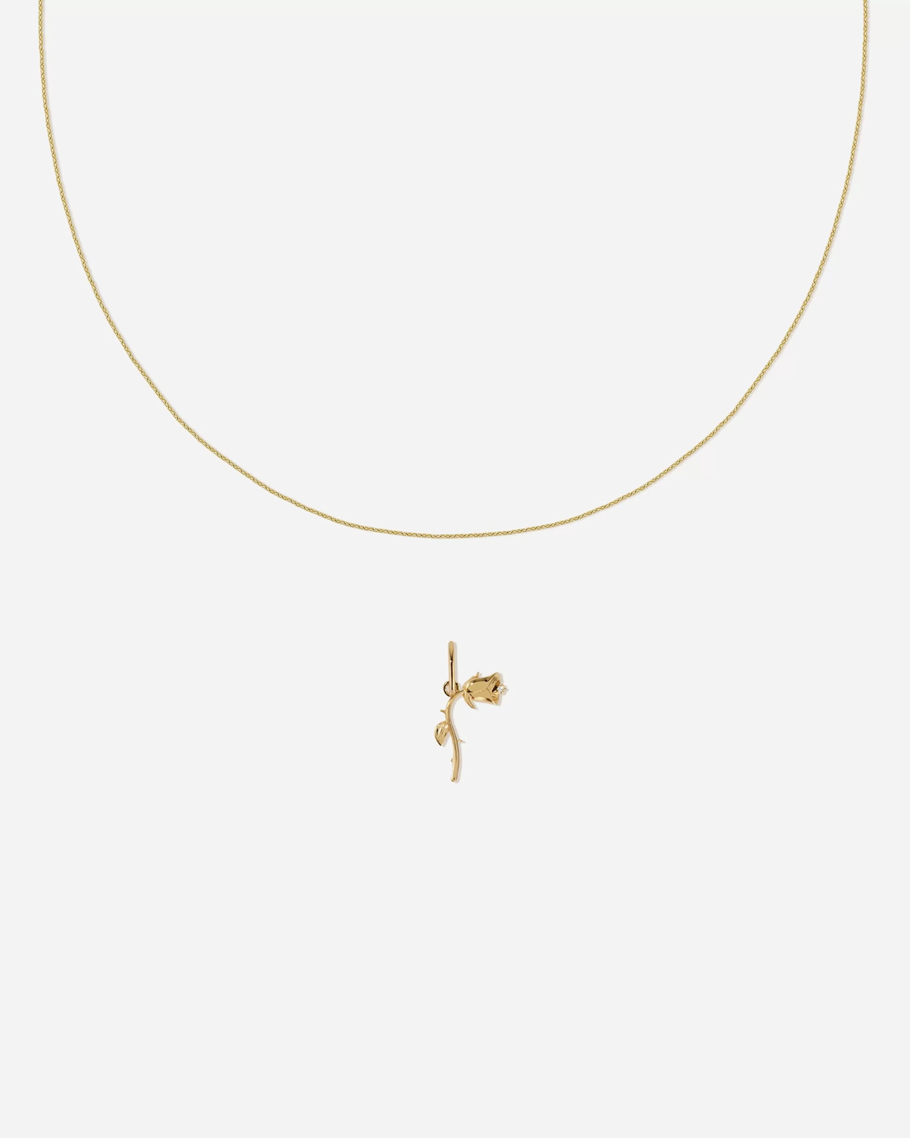 Delicate Jewelry | Pendants^BRUNA The Label Poésie Charm Set 14k Yellow Gold & Laboratory-grown Diamonds