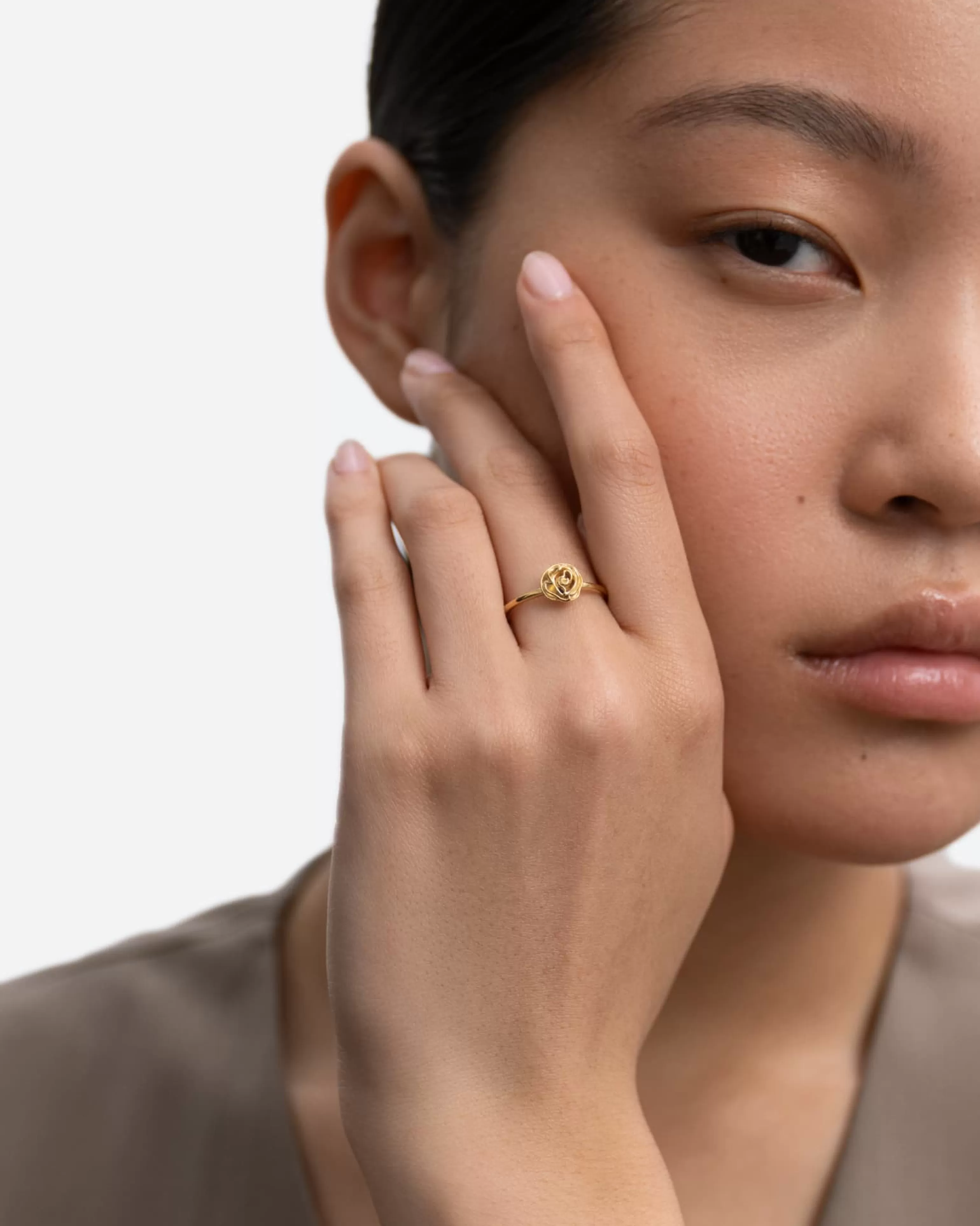 Stacking Rings | Delicate^BRUNA The Label Rose Ring