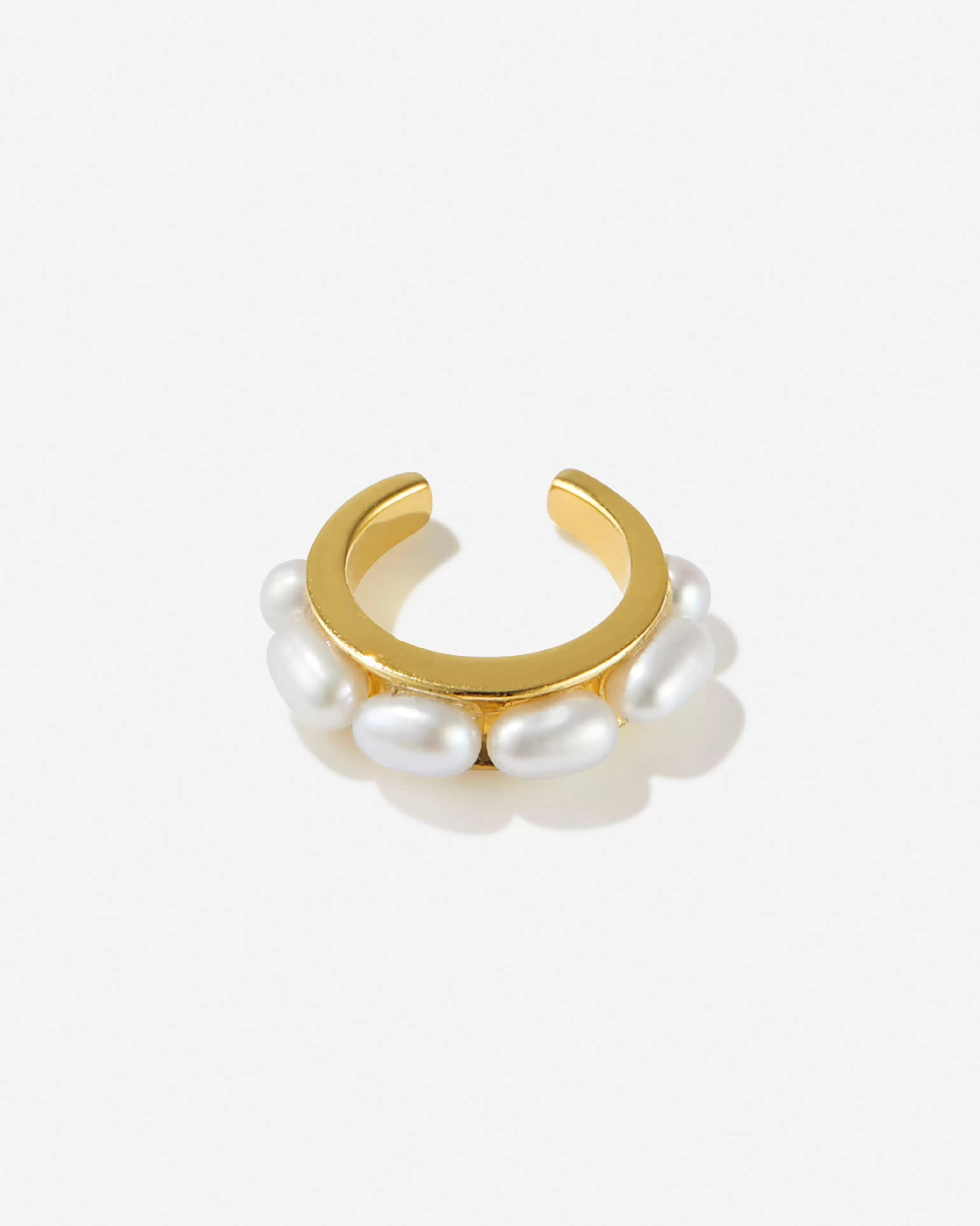 Earcuffs^BRUNA The Label Rosemary Earcuff 18k Gold Vermeil & Pearls