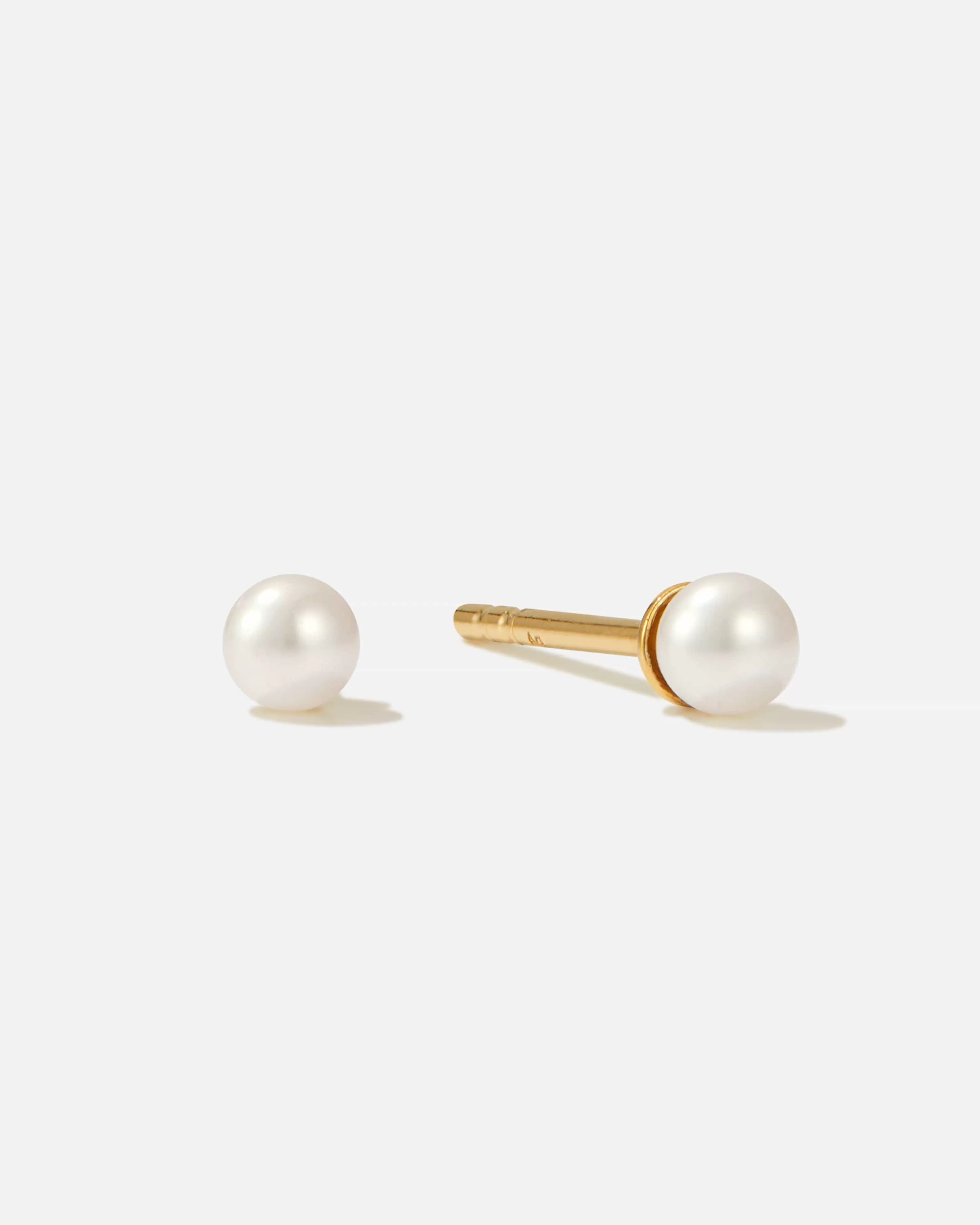 Studs | Pearls^BRUNA The Label Scilla Studs 14k Yellow Gold & Pearls