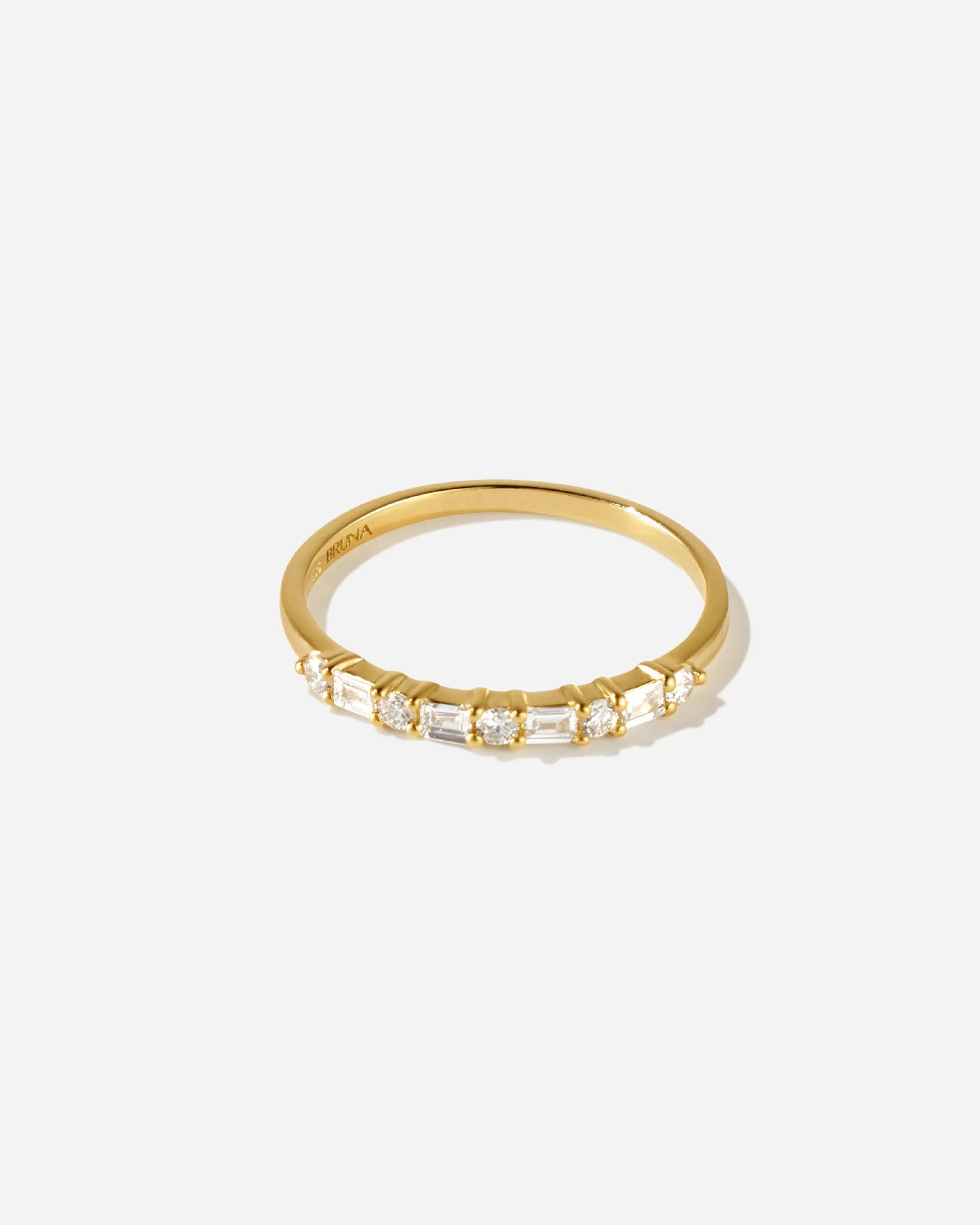 Engagement | Delicate^BRUNA The Label Éternité Ring 14k Yellow Gold & Laboratory-grown Diamonds