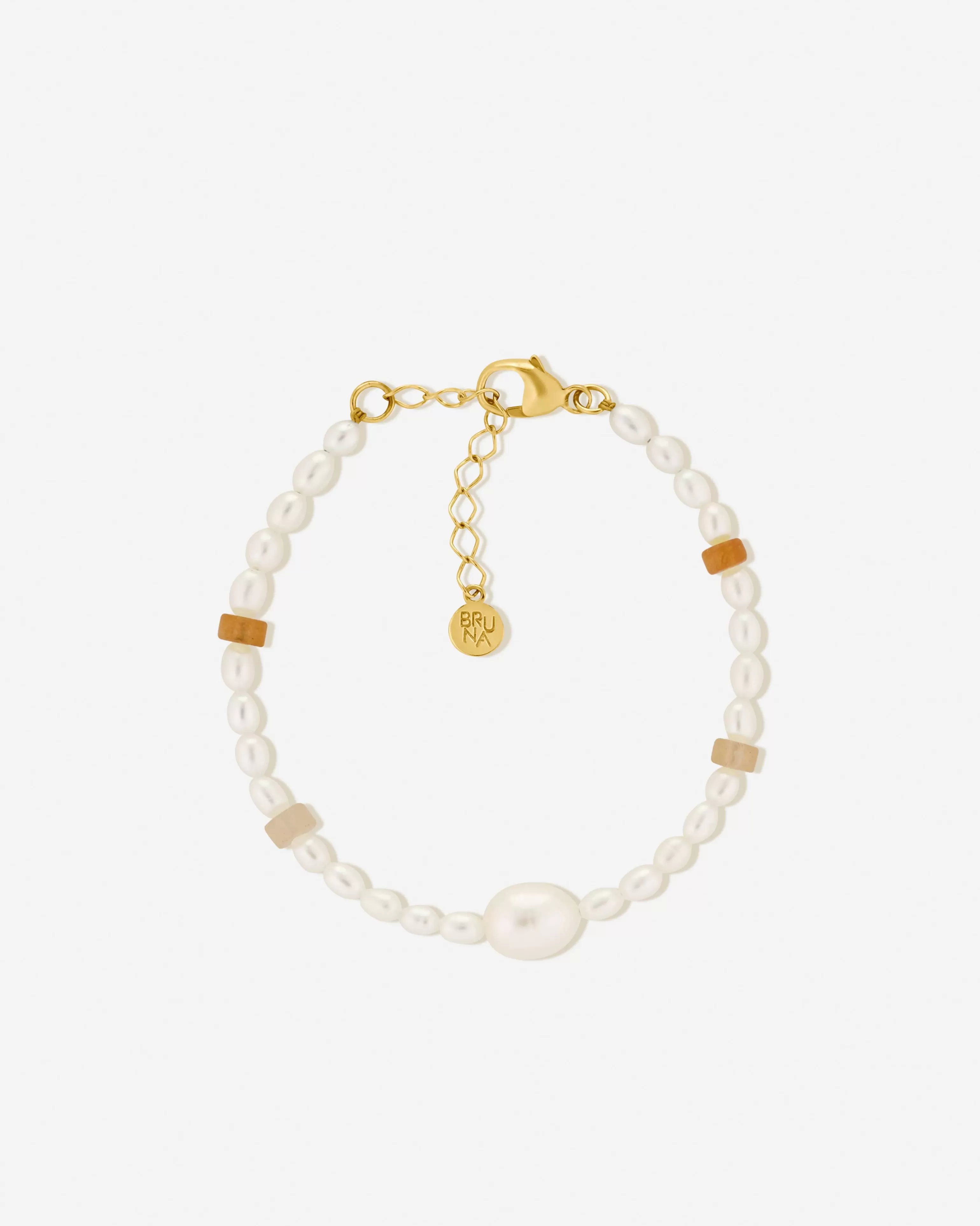 Pearl Anklets | Beaded Anklets^BRUNA The Label Terra Anklet 18k Gold Vermeil