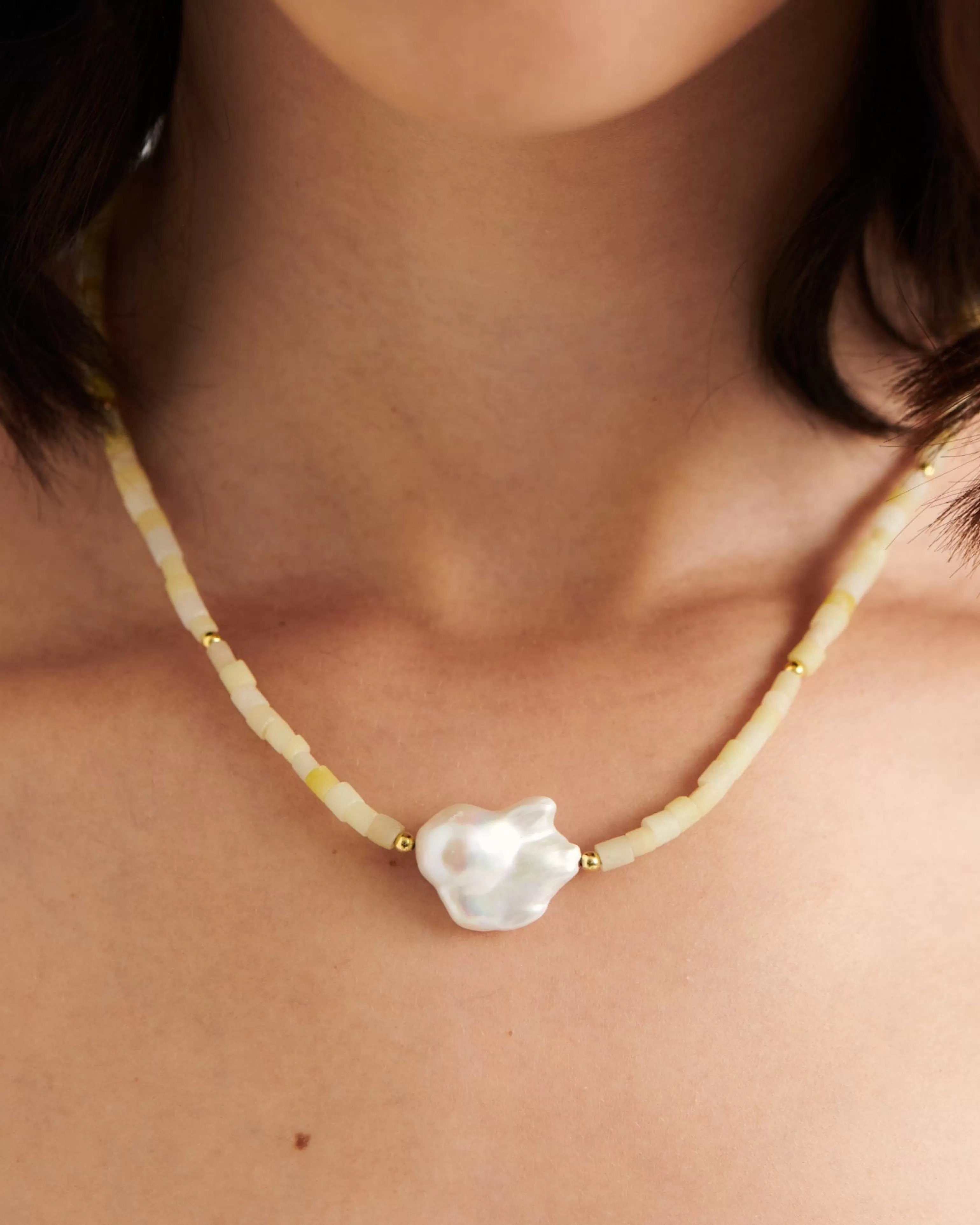 Pearls | Statement^BRUNA The Label Valencia Necklace 18k Gold Vermeil & Pearls